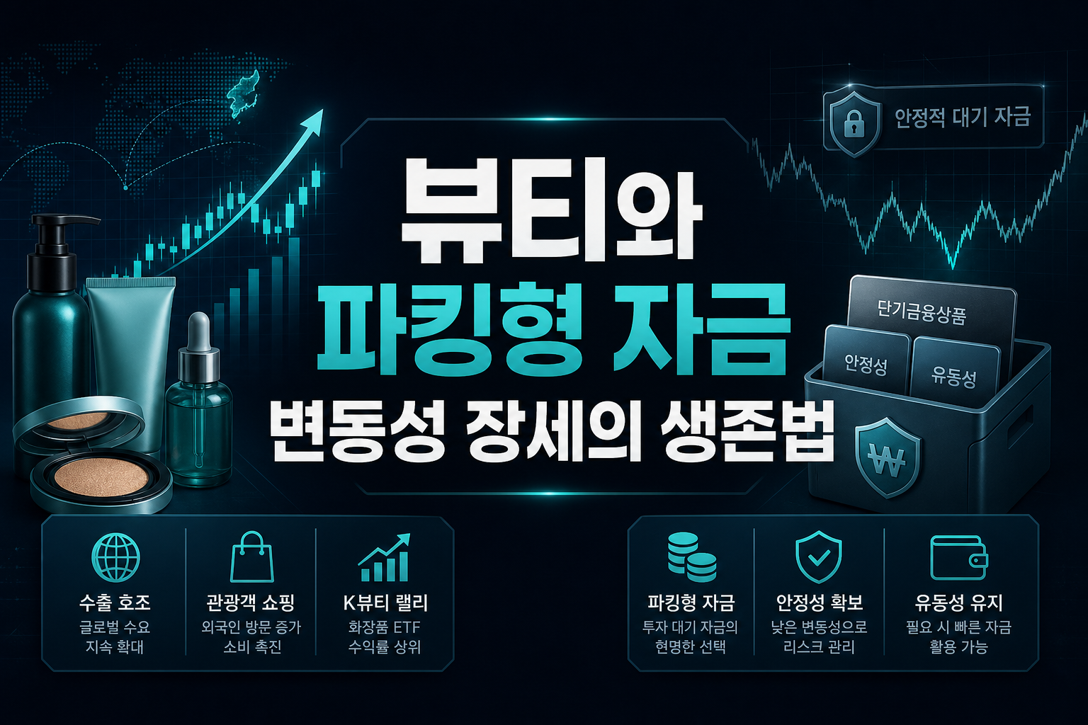 K뷰티와 파킹형 자금, 변동성 장세의 생존법