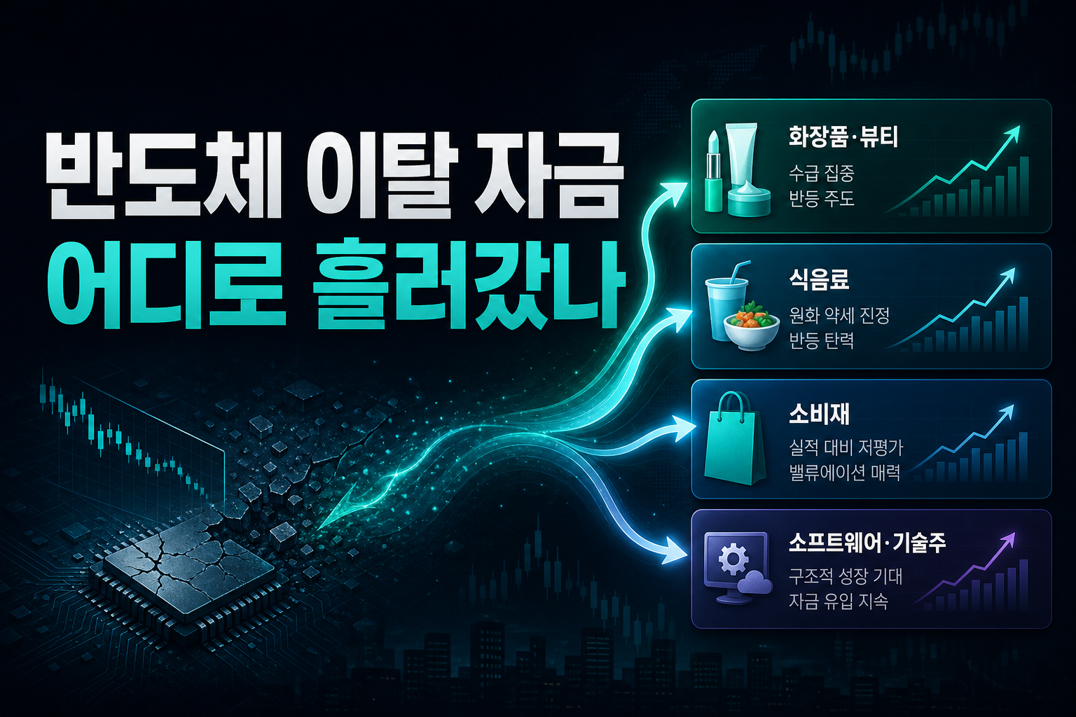 반도체 이탈 자금, 어디로 흘러갔나
