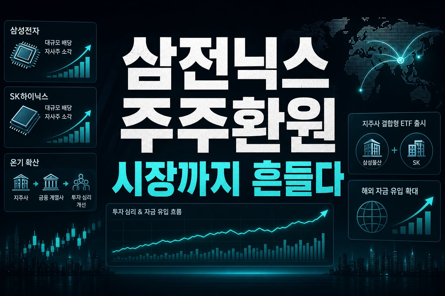 삼전닉스 주주환원, ETF 시장까지 흔들다