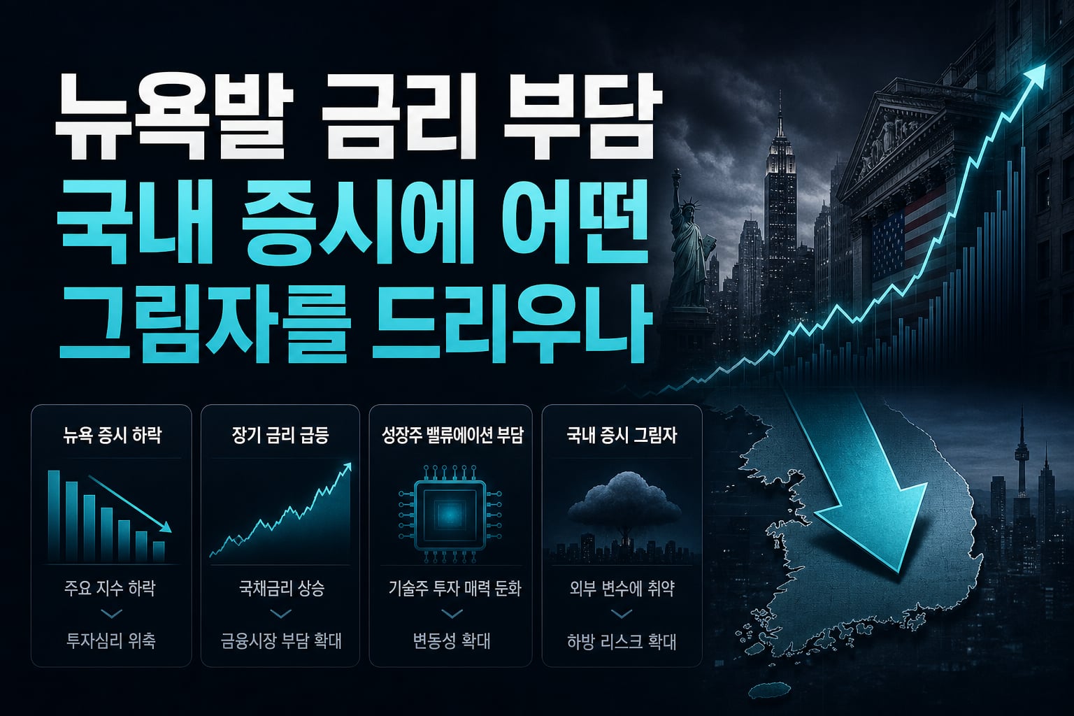 뉴욕발 금리 부담, 국내 증시에 어떤 그림자를 드리우나