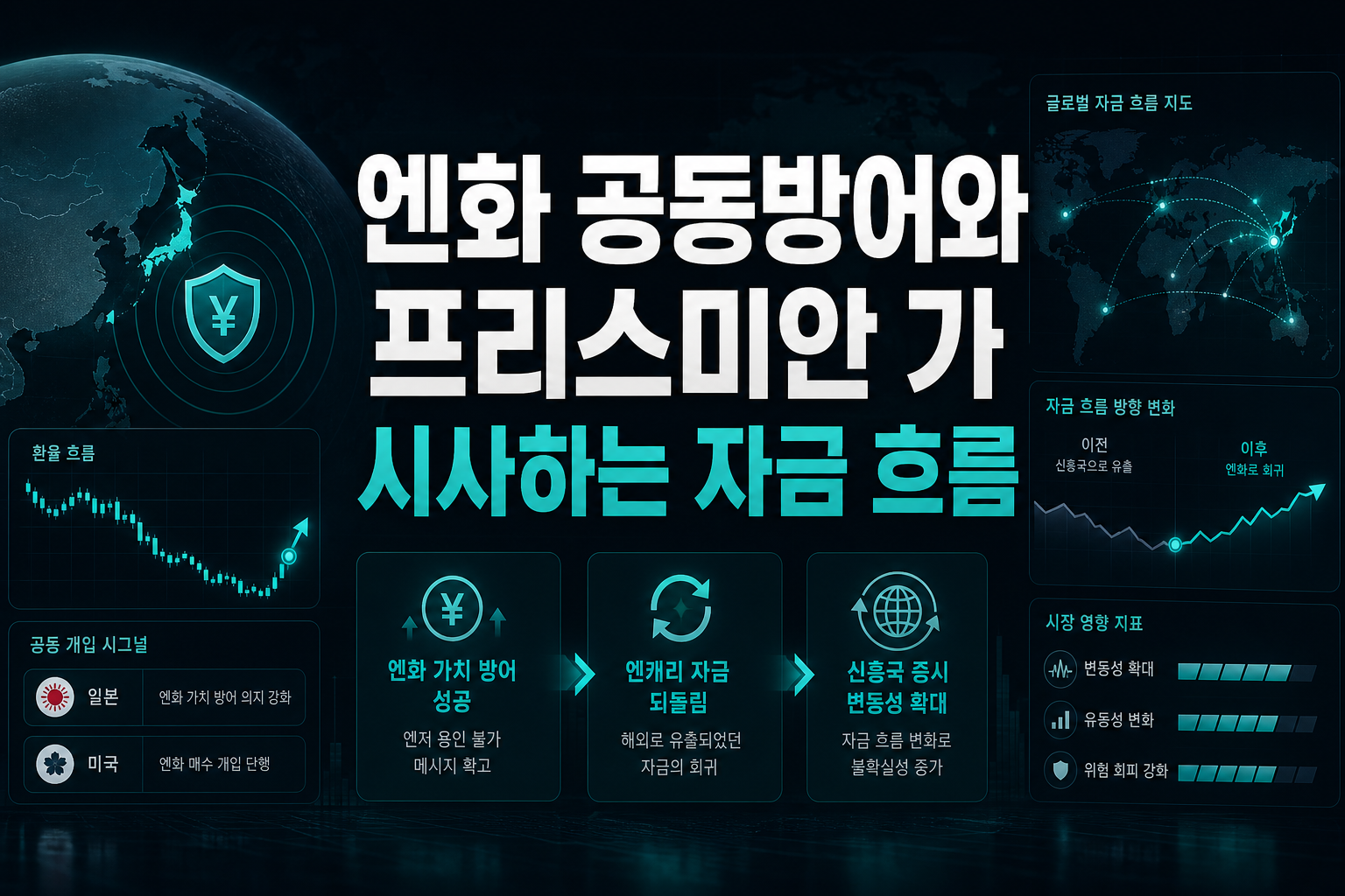 엔화 공동방어와 프리스미안 M&A가 시사하는 자금 흐름