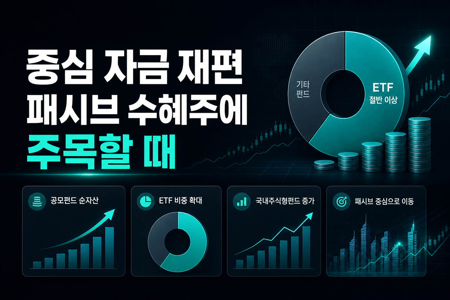 ETF 중심 자금 재편, 패시브 수혜주에 주목할 때