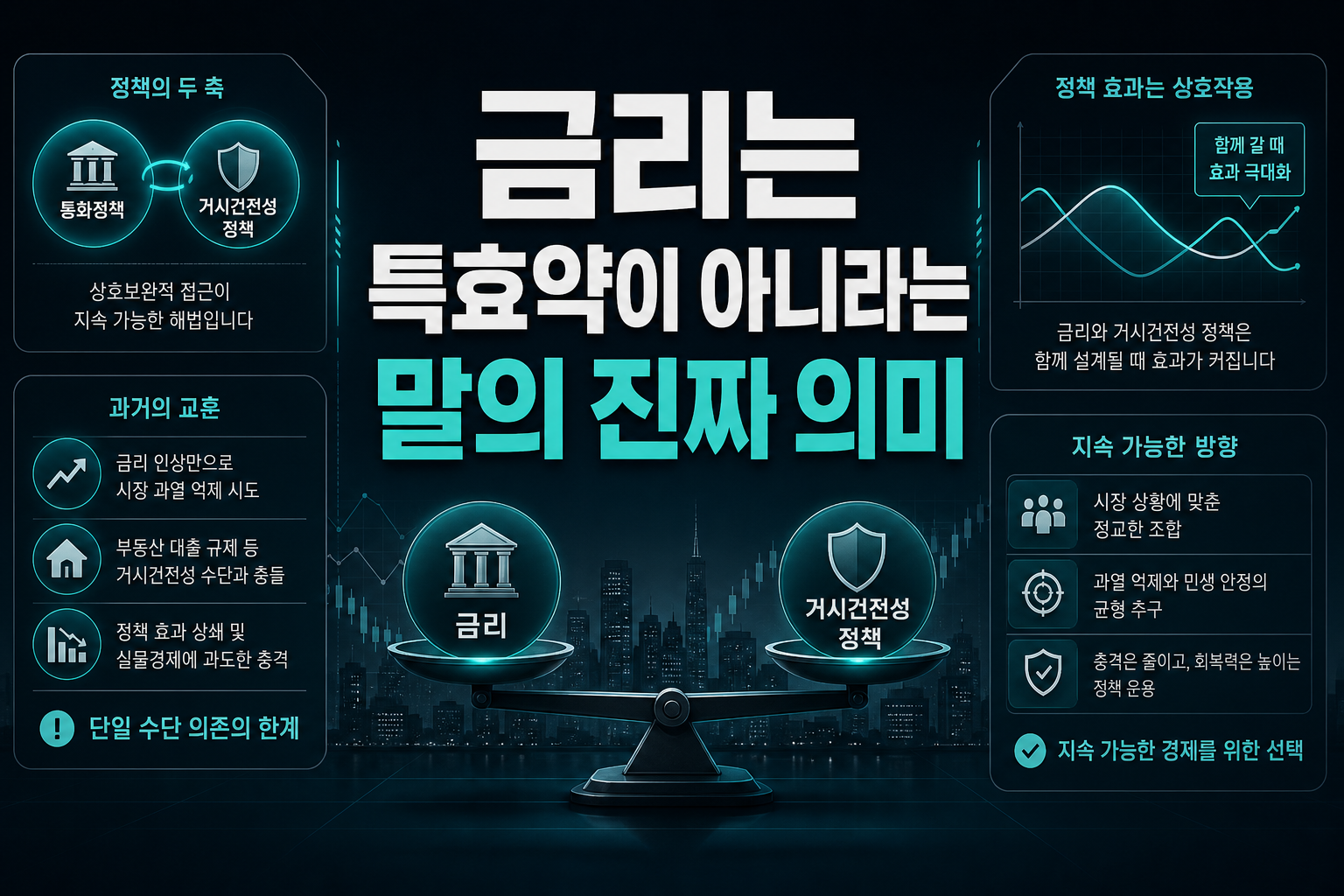 금리는 특효약이 아니라는 말의 진짜 의미