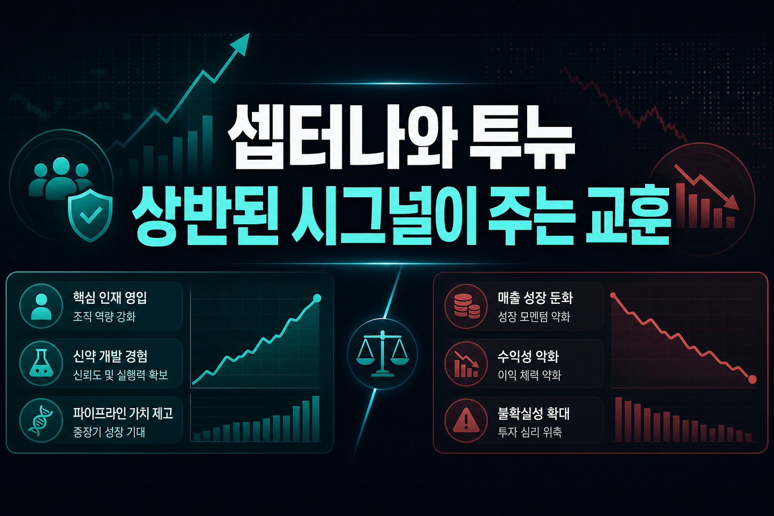 셉터나와 투뉴, 상반된 시그널이 주는 교훈
