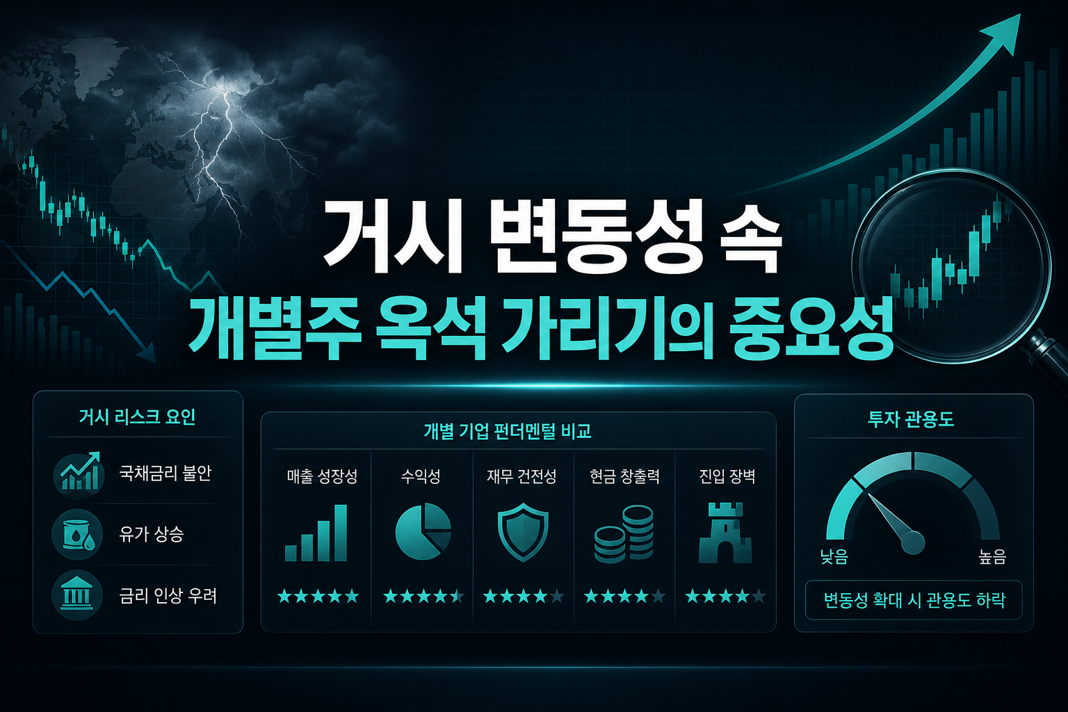 거시 변동성 속 개별주 옥석 가리기의 중요성