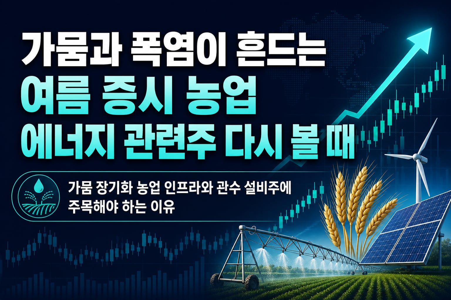 가뭄과 폭염이 흔드는 여름 증시, 농업·에너지 관련주 다시 볼 때