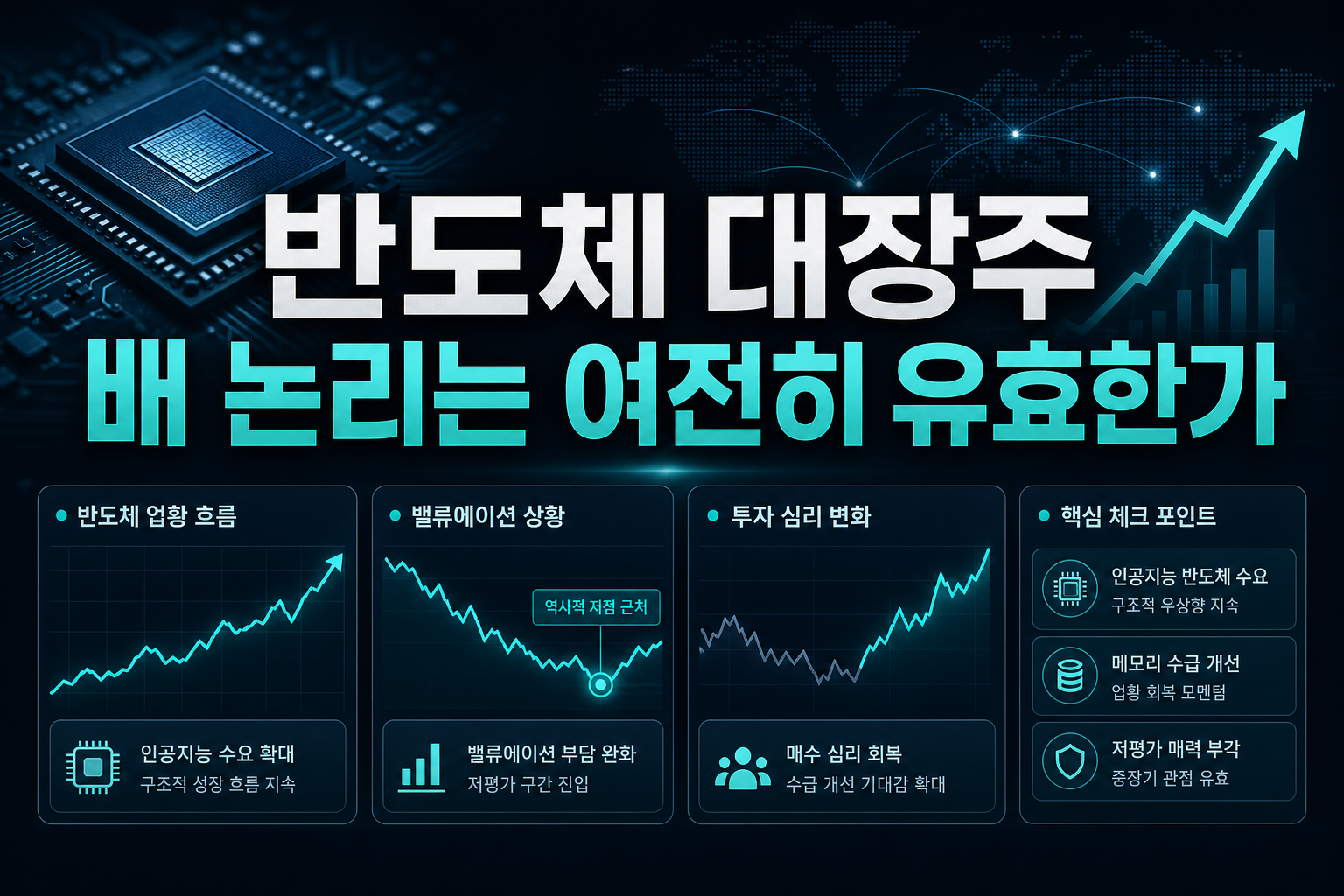 반도체 대장주, PER 4배 논리는 여전히 유효한가
