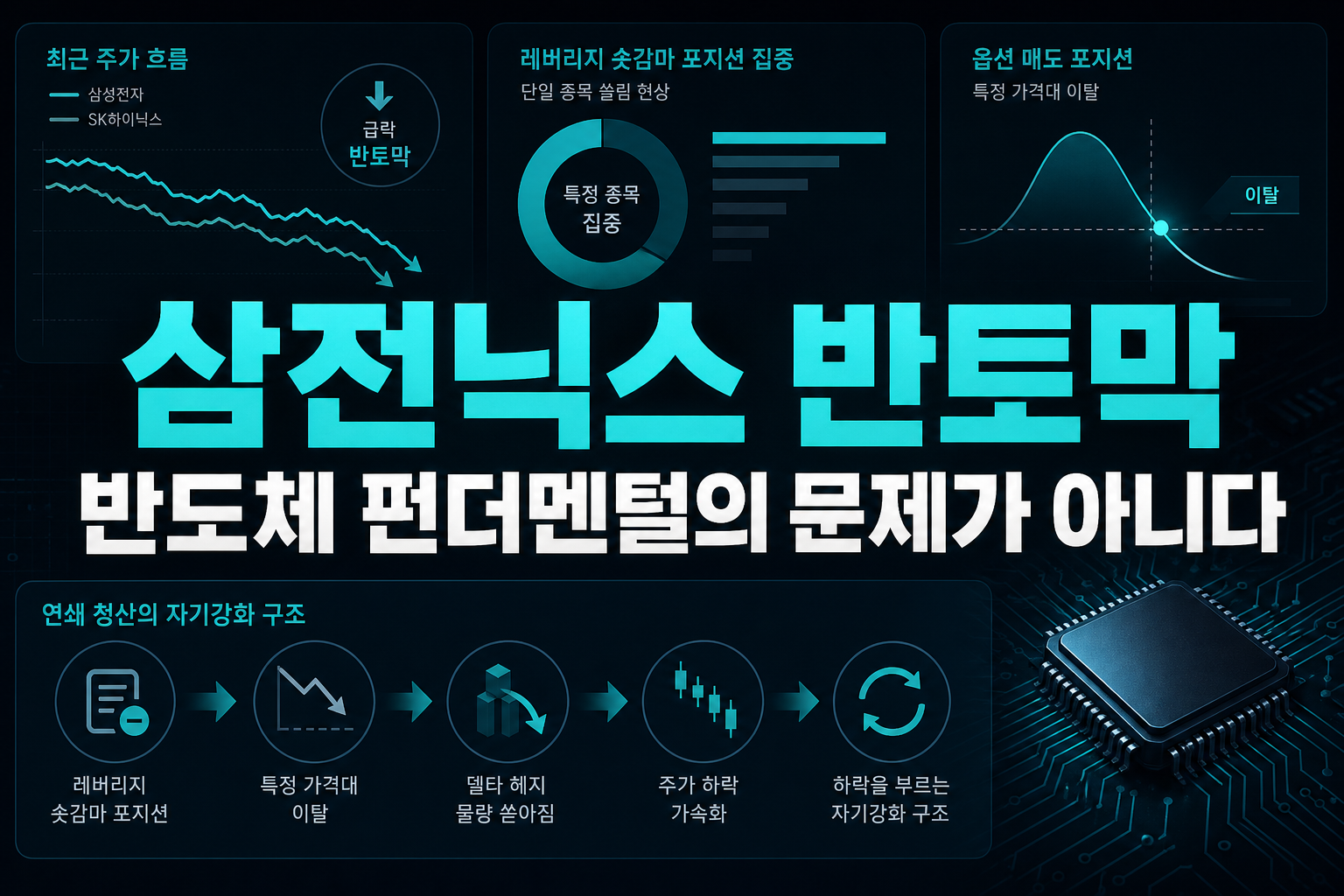삼전닉스 반토막, 반도체 펀더멘털의 문제가 아니다