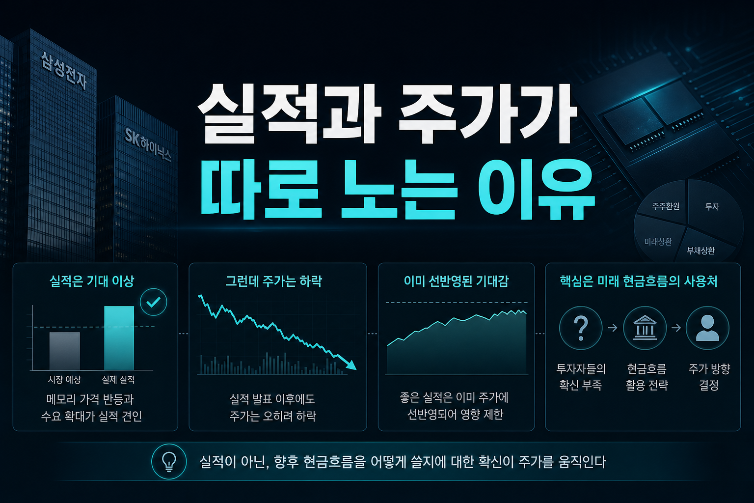 실적과 주가가 따로 노는 이유