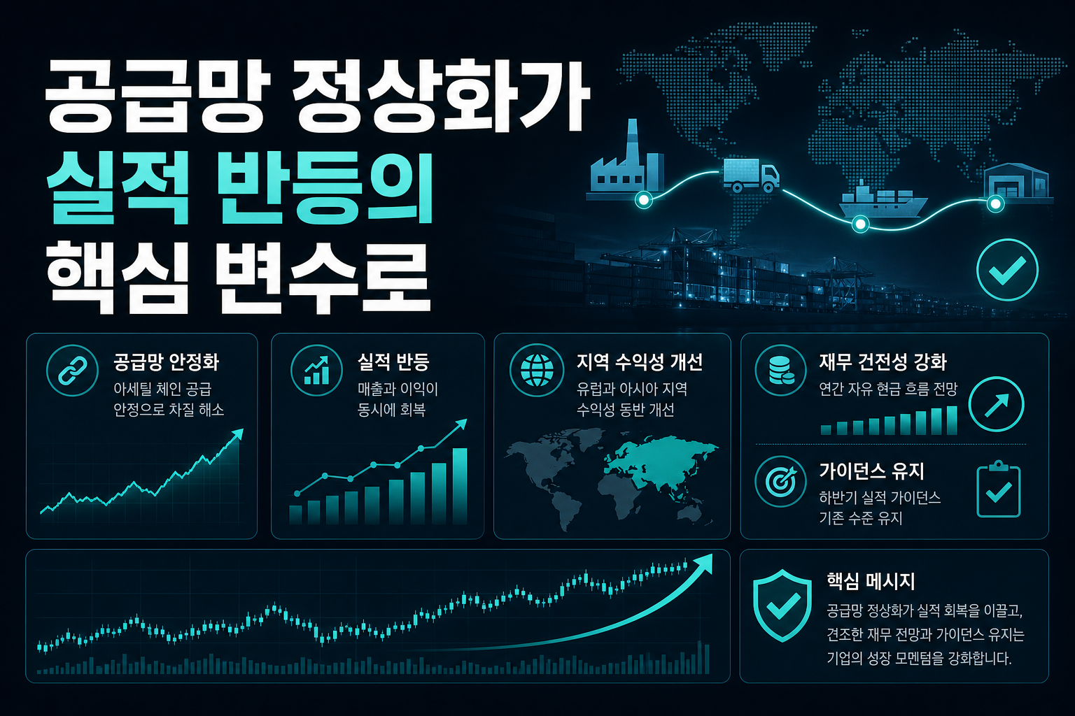 공급망 정상화가 실적 반등의 핵심 변수로