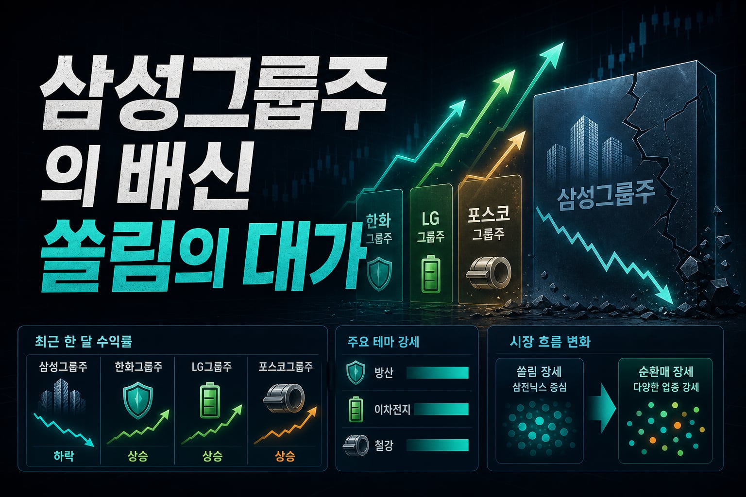 삼성그룹주 ETF의 배신, 쏠림의 대가