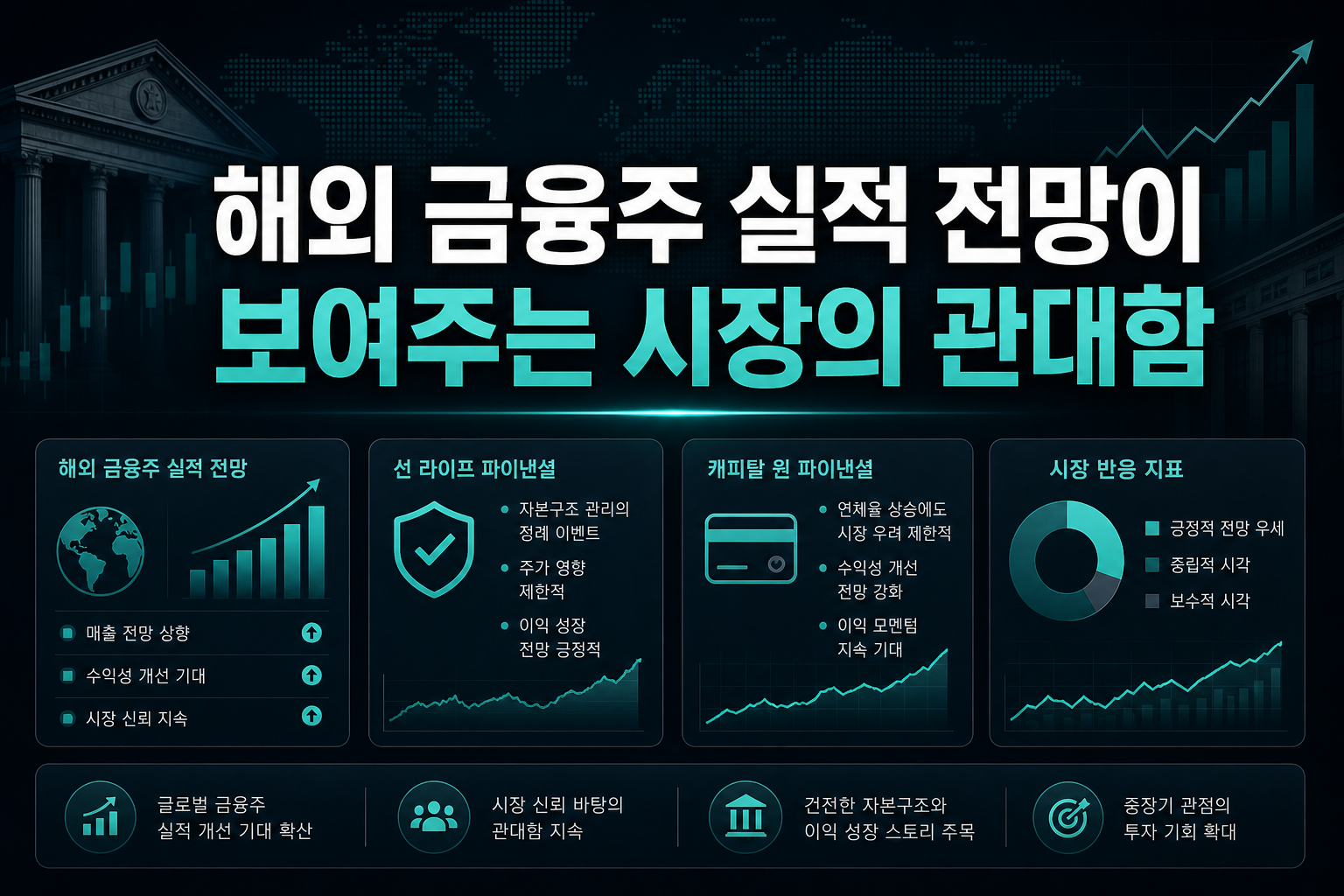 해외 금융주 실적 전망이 보여주는 시장의 관대함