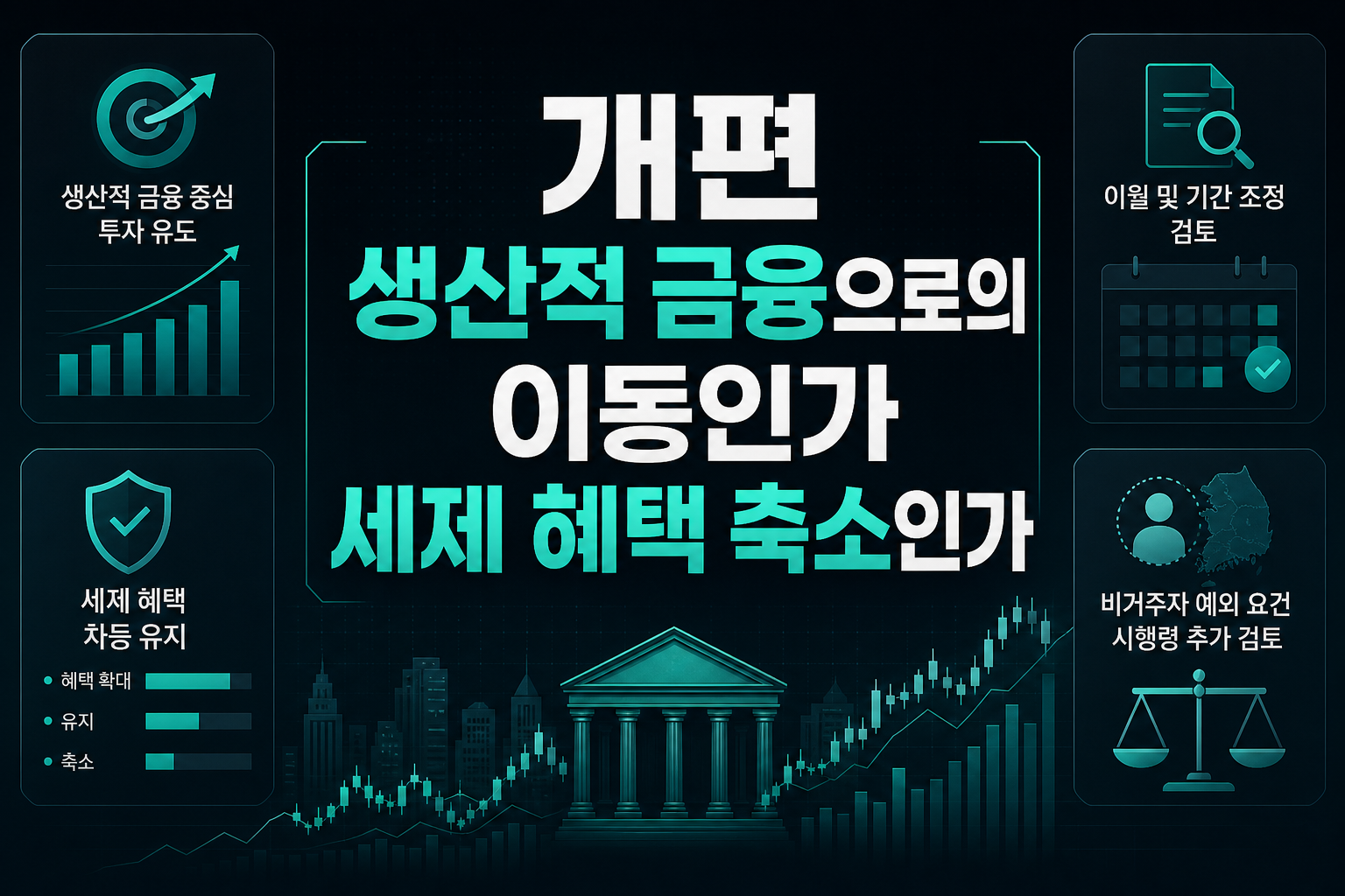 ISA 개편, 생산적 금융으로의 이동인가 세제 혜택 축소인가