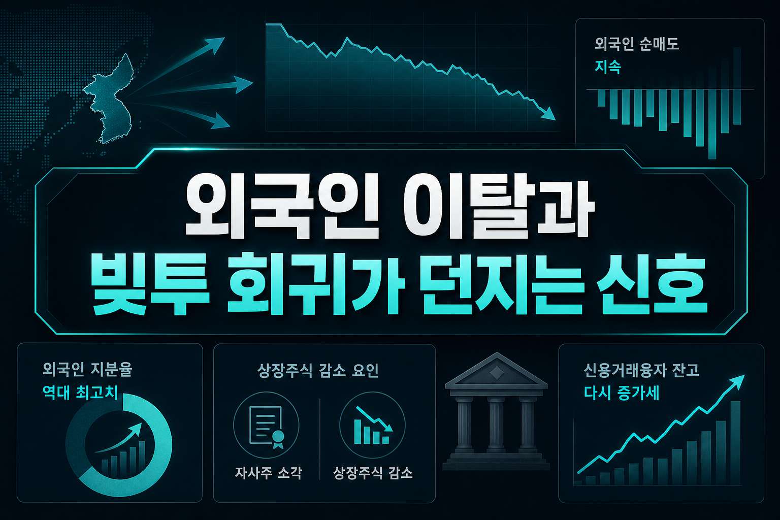 외국인 이탈과 빚투 회귀가 던지는 신호