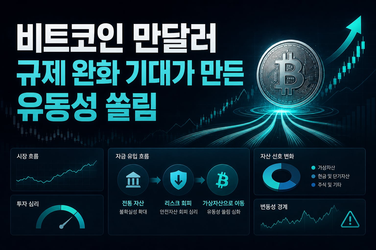비트코인 7만달러, 규제 완화 기대가 만든 유동성 쏠림