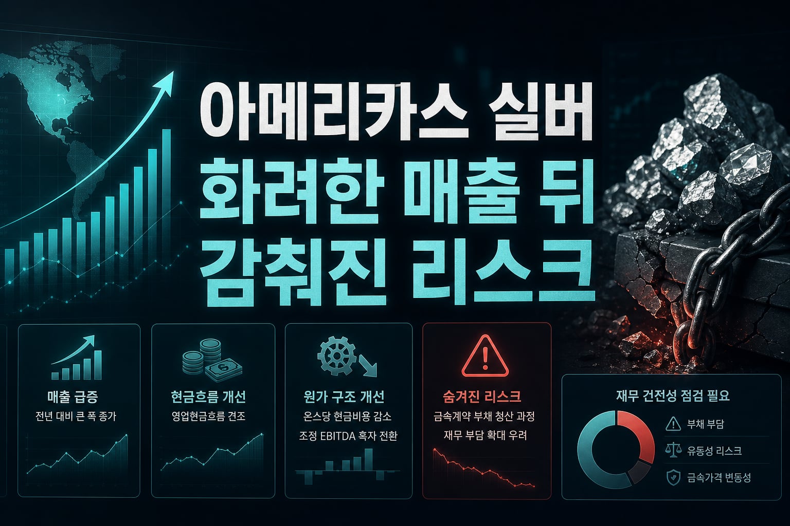 아메리카스 실버, 화려한 매출 뒤 감춰진 리스크