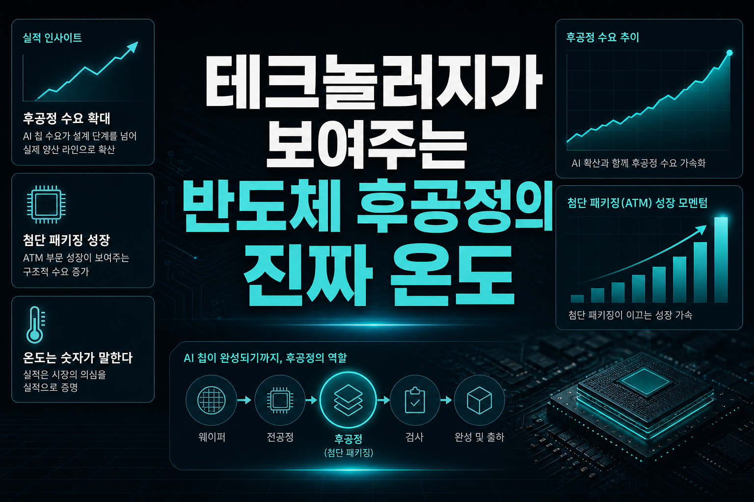 ASE테크놀러지가 보여주는 AI 반도체 후공정의 진짜 온도