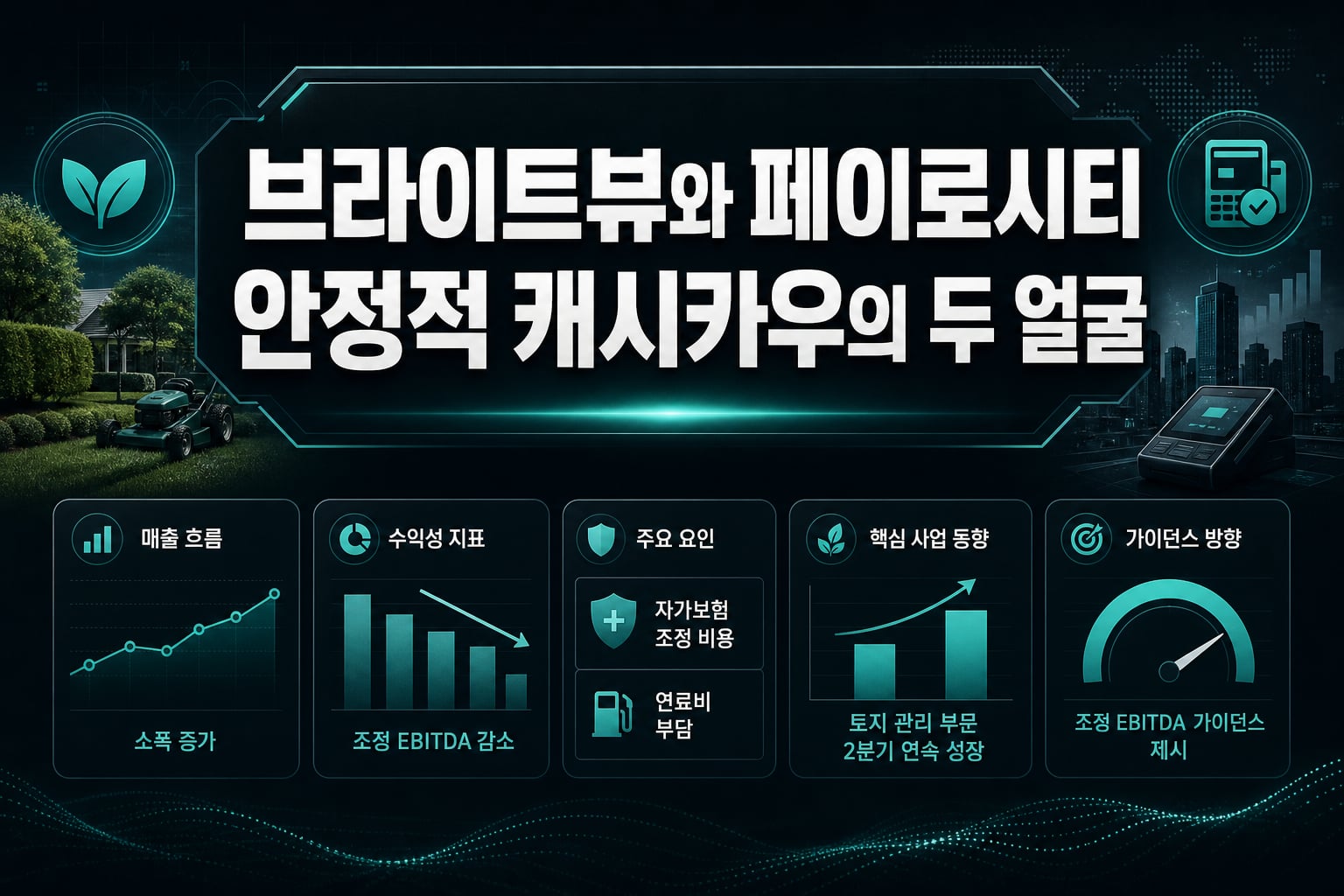 브라이트뷰와 페이로시티, 안정적 캐시카우의 두 얼굴