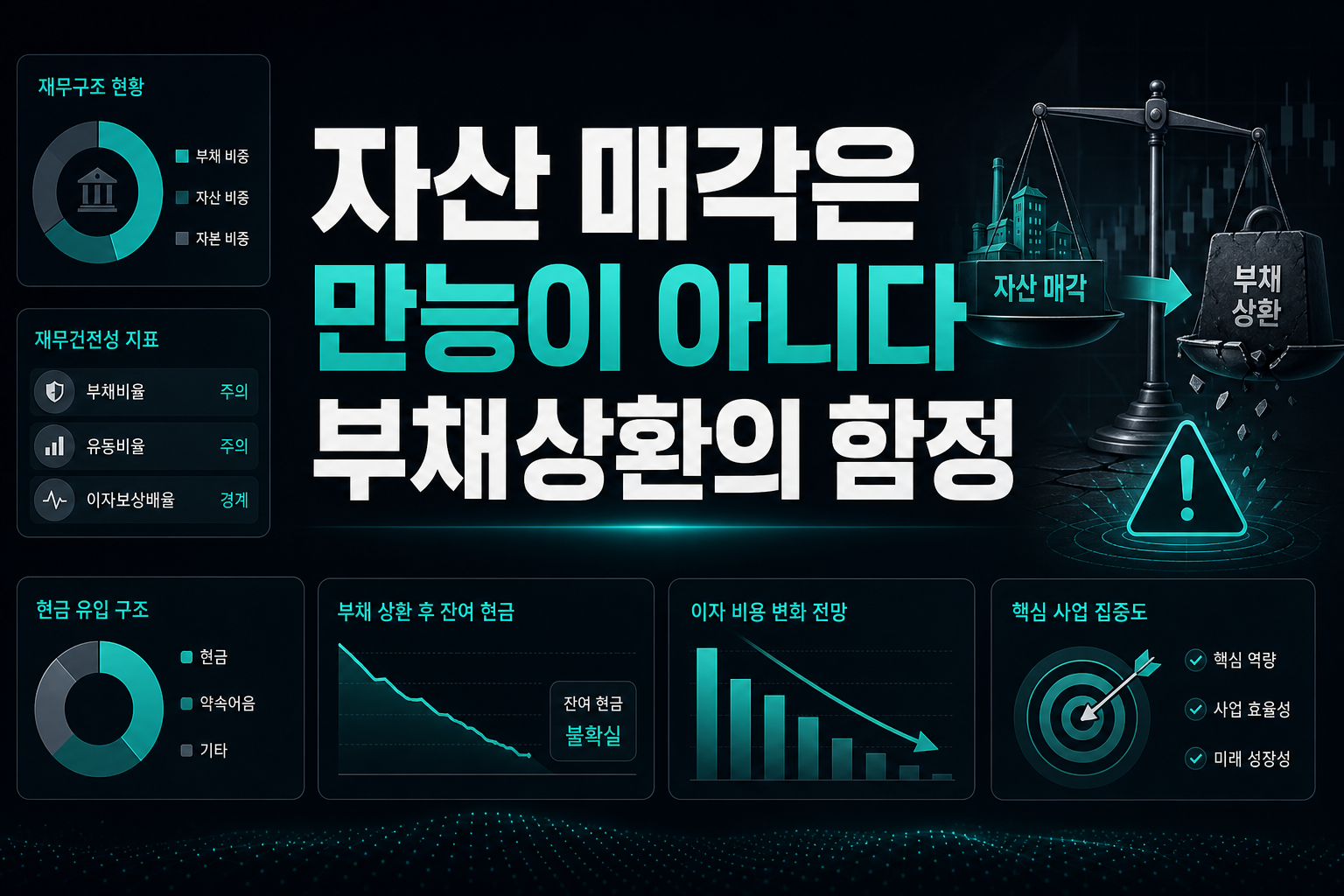 자산 매각은 만능이 아니다, 부채상환의 함정