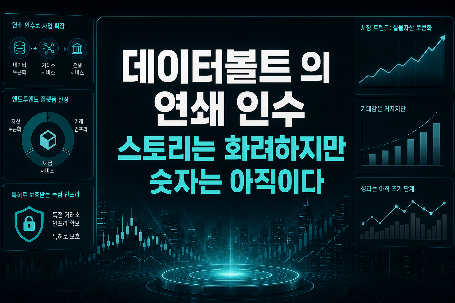 데이터볼트 AI의 연쇄 인수, 스토리는 화려하지만 숫자는 아직이다