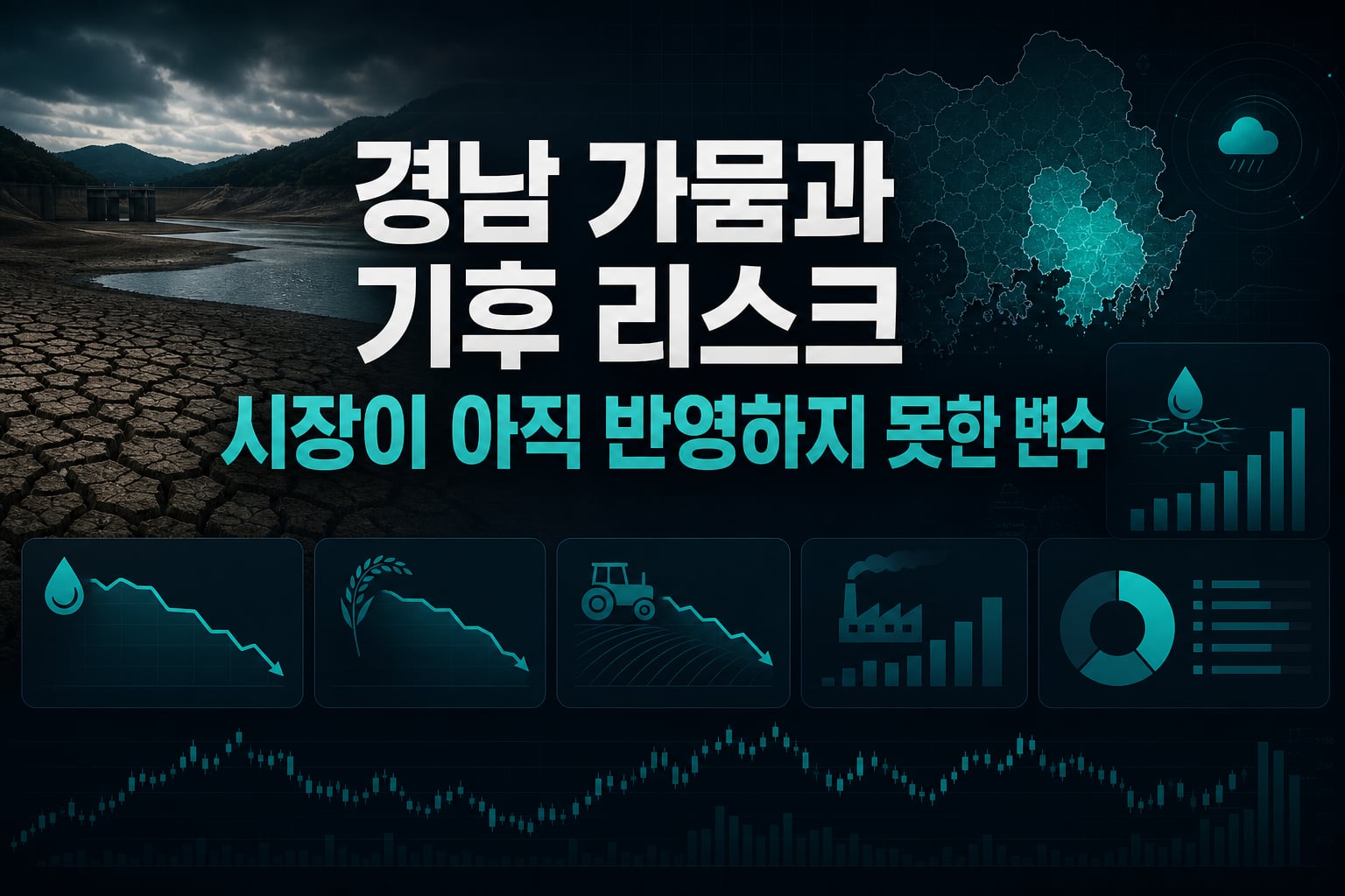 경남 가뭄과 기후 리스크, 시장이 아직 반영하지 못한 변수
