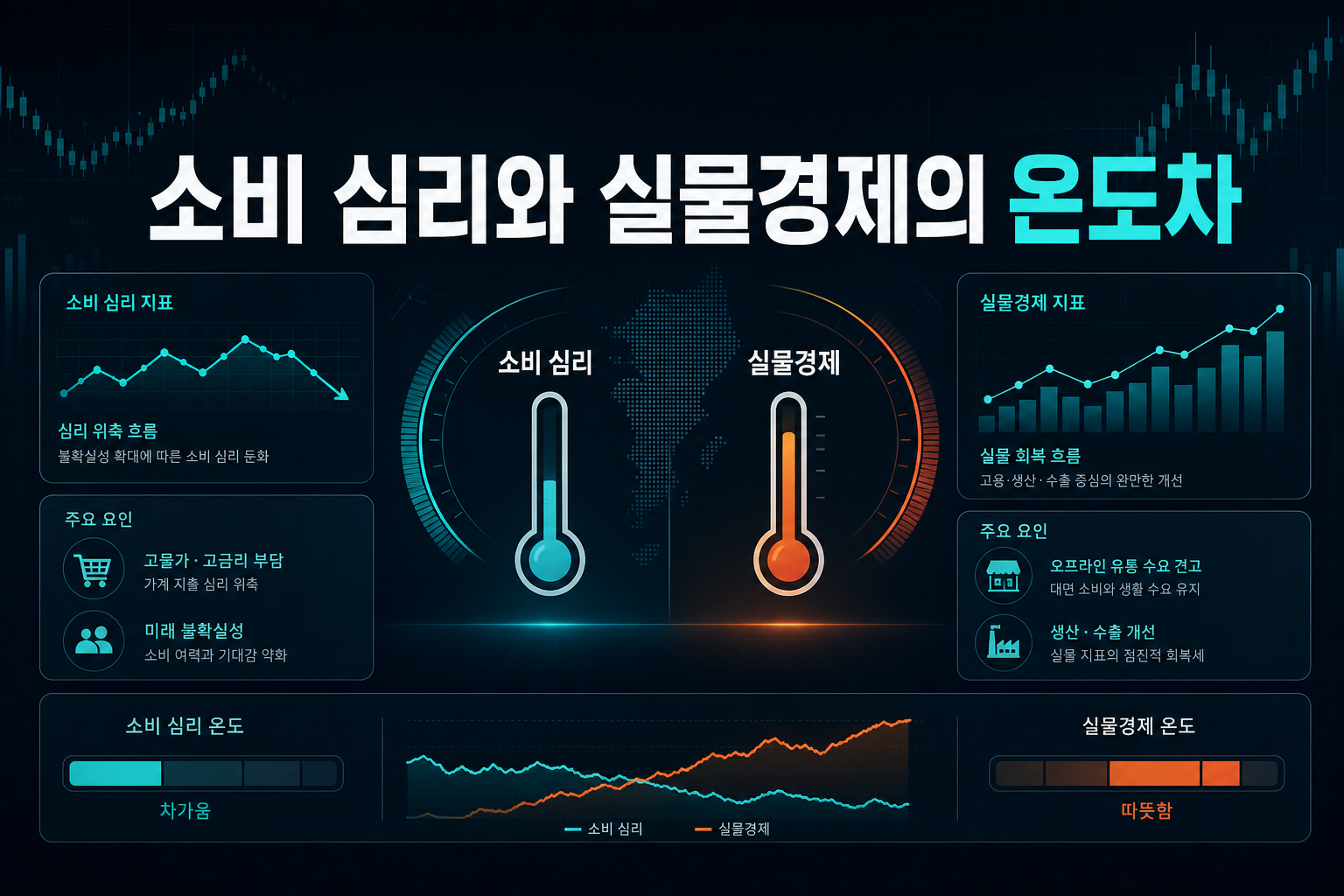 소비 심리와 실물경제의 온도차
