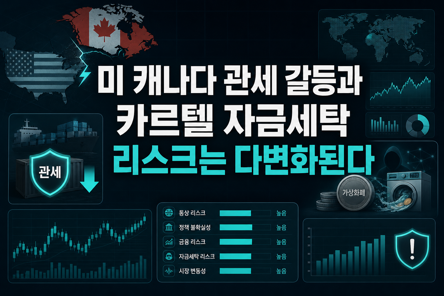 미·캐나다 관세 갈등과 카르텔 자금세탁, 리스크는 다변화된다