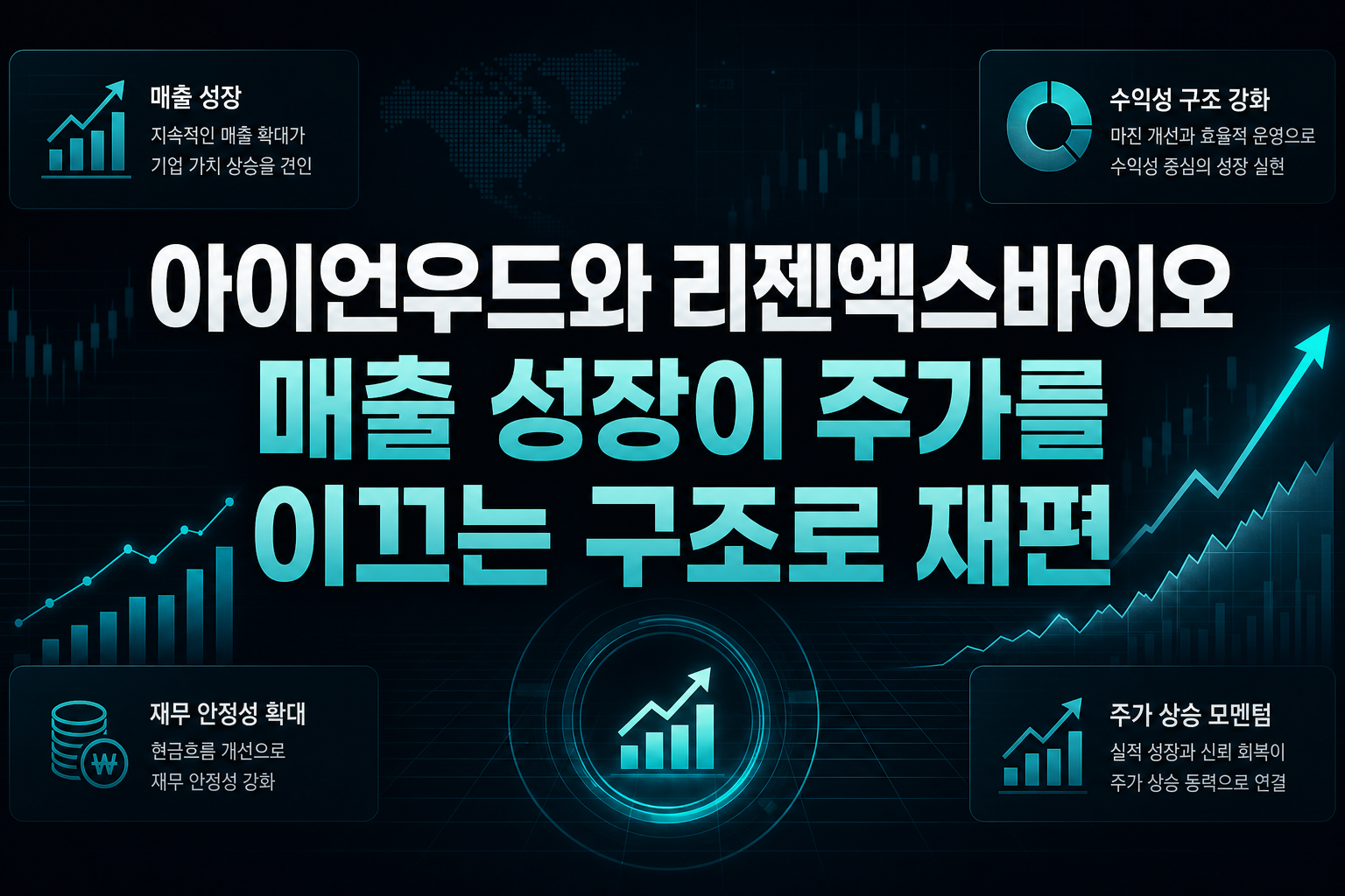아이언우드와 리젠엑스바이오, 매출 성장이 주가를 이끄는 구조로 재편
