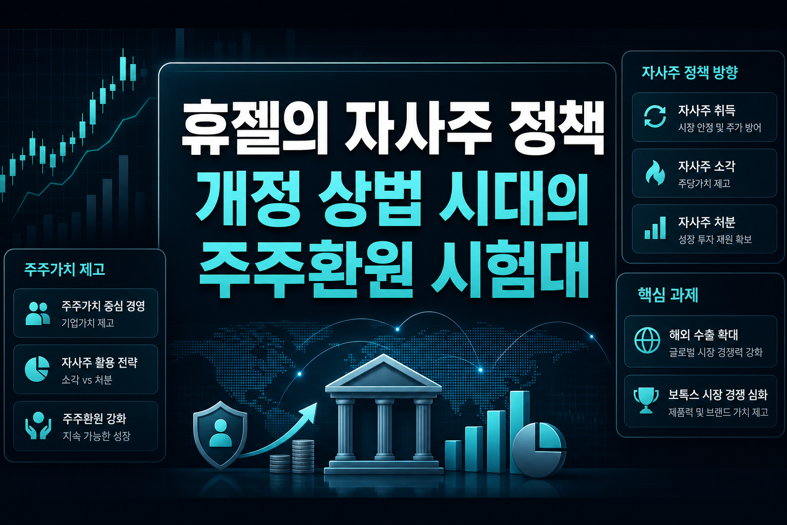 휴젤의 자사주 정책, 개정 상법 시대의 주주환원 시험대