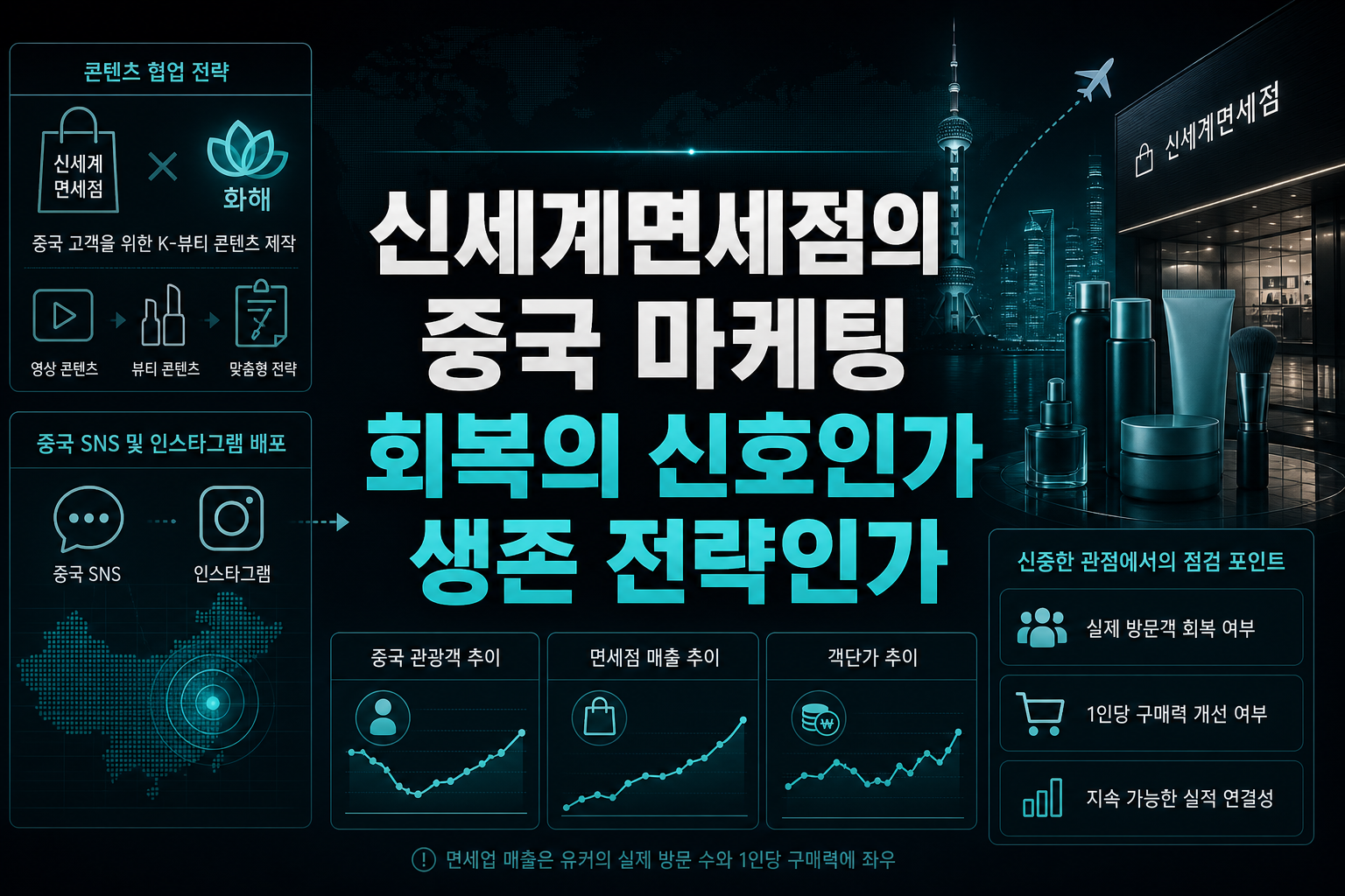신세계면세점의 중국 마케팅, 회복의 신호인가 생존 전략인가