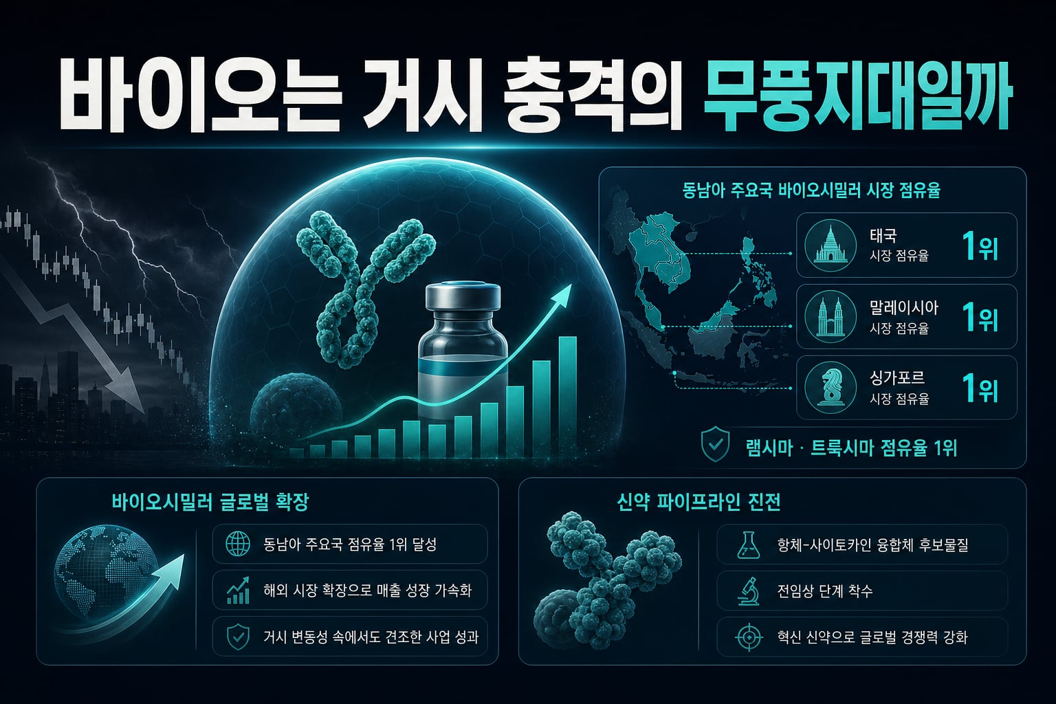 바이오는 거시 충격의 무풍지대일까