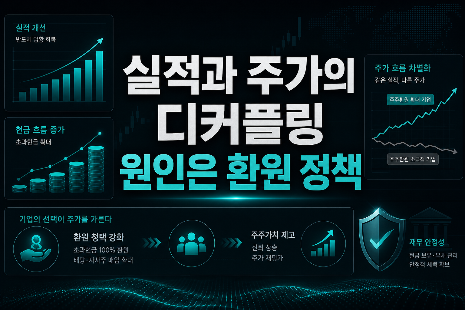 실적과 주가의 디커플링, 원인은 환원 정책