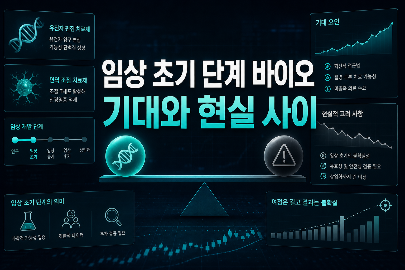 임상 초기 단계 바이오, 기대와 현실 사이