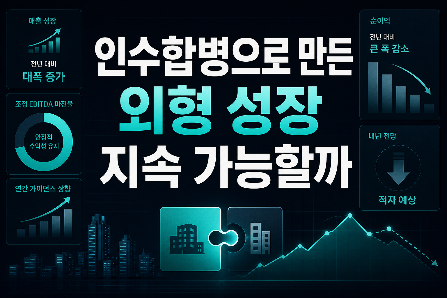 인수합병으로 만든 외형 성장, 지속 가능할까
