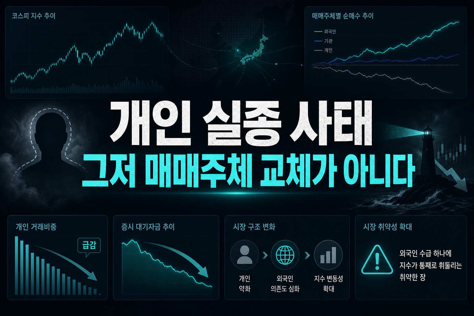 개인 실종 사태, 그저 매매주체 교체가 아니다