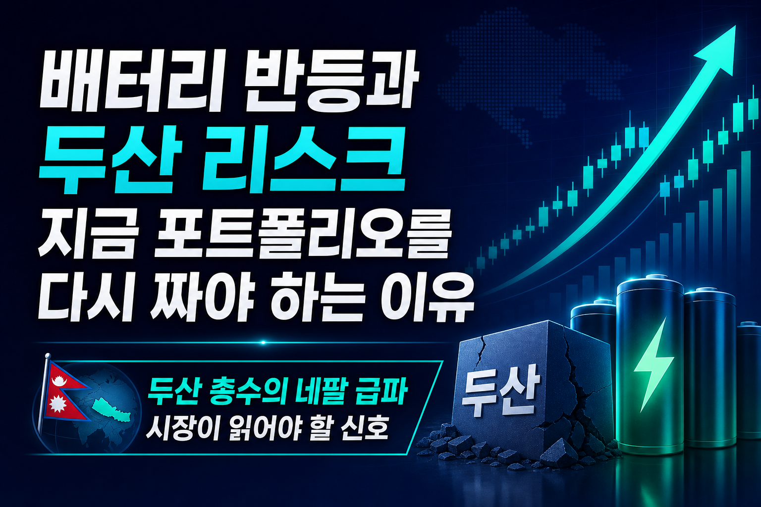 K배터리 반등과 두산 리스크, 지금 포트폴리오를 다시 짜야 하는 이유