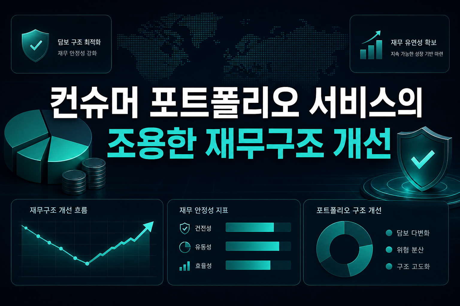 컨슈머 포트폴리오 서비스의 조용한 재무구조 개선