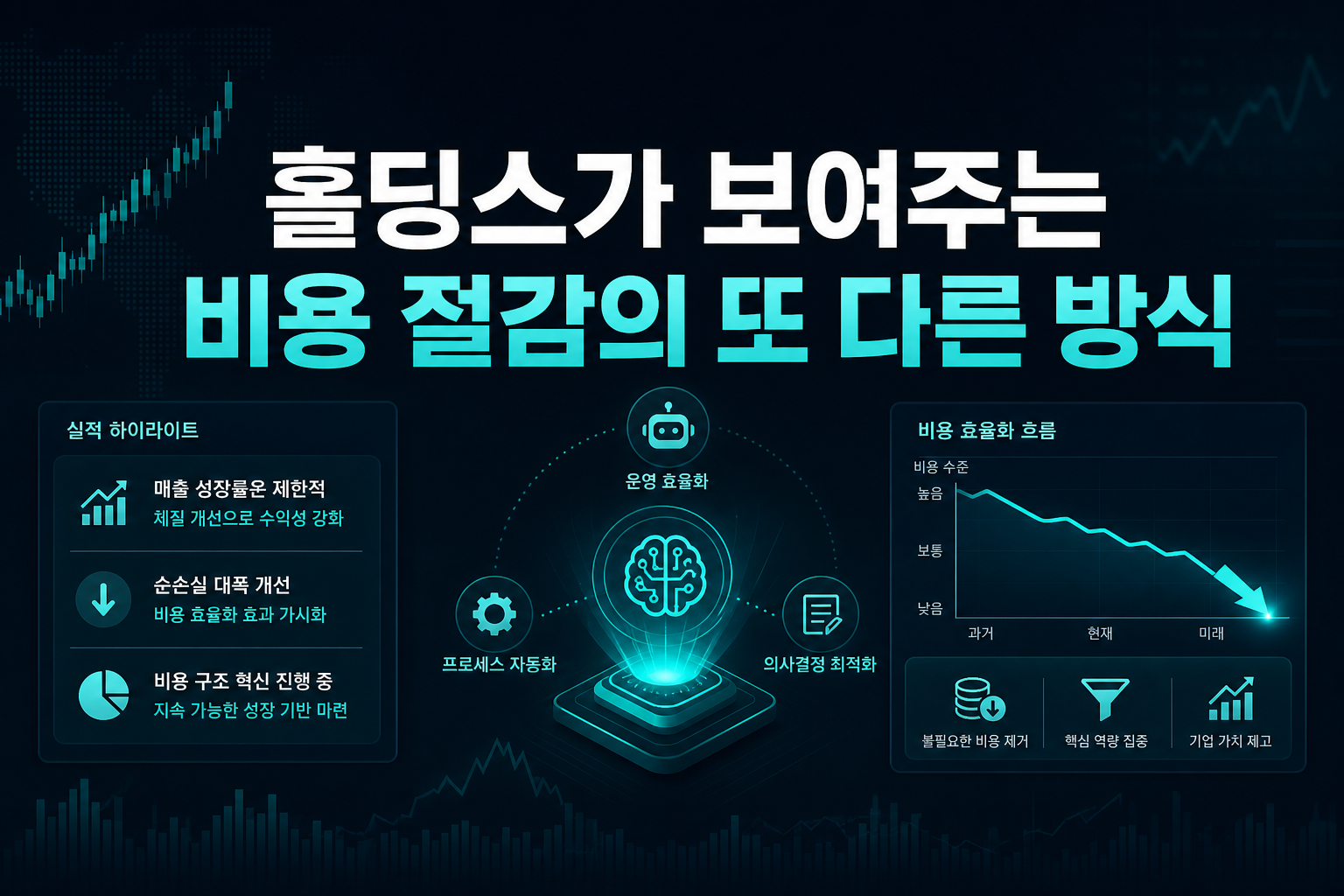 DSC홀딩스가 보여주는 비용 절감의 또 다른 방식