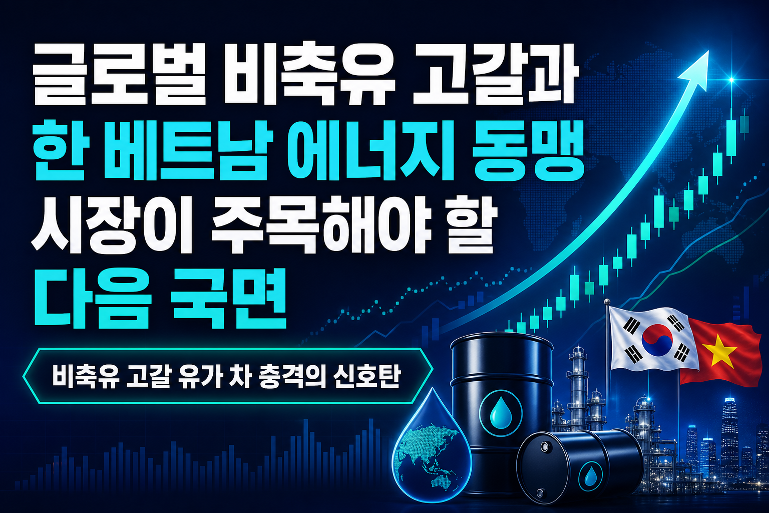 글로벌 비축유 고갈과 한-베트남 에너지 동맹, 시장이 주목해야 할 다음 국면