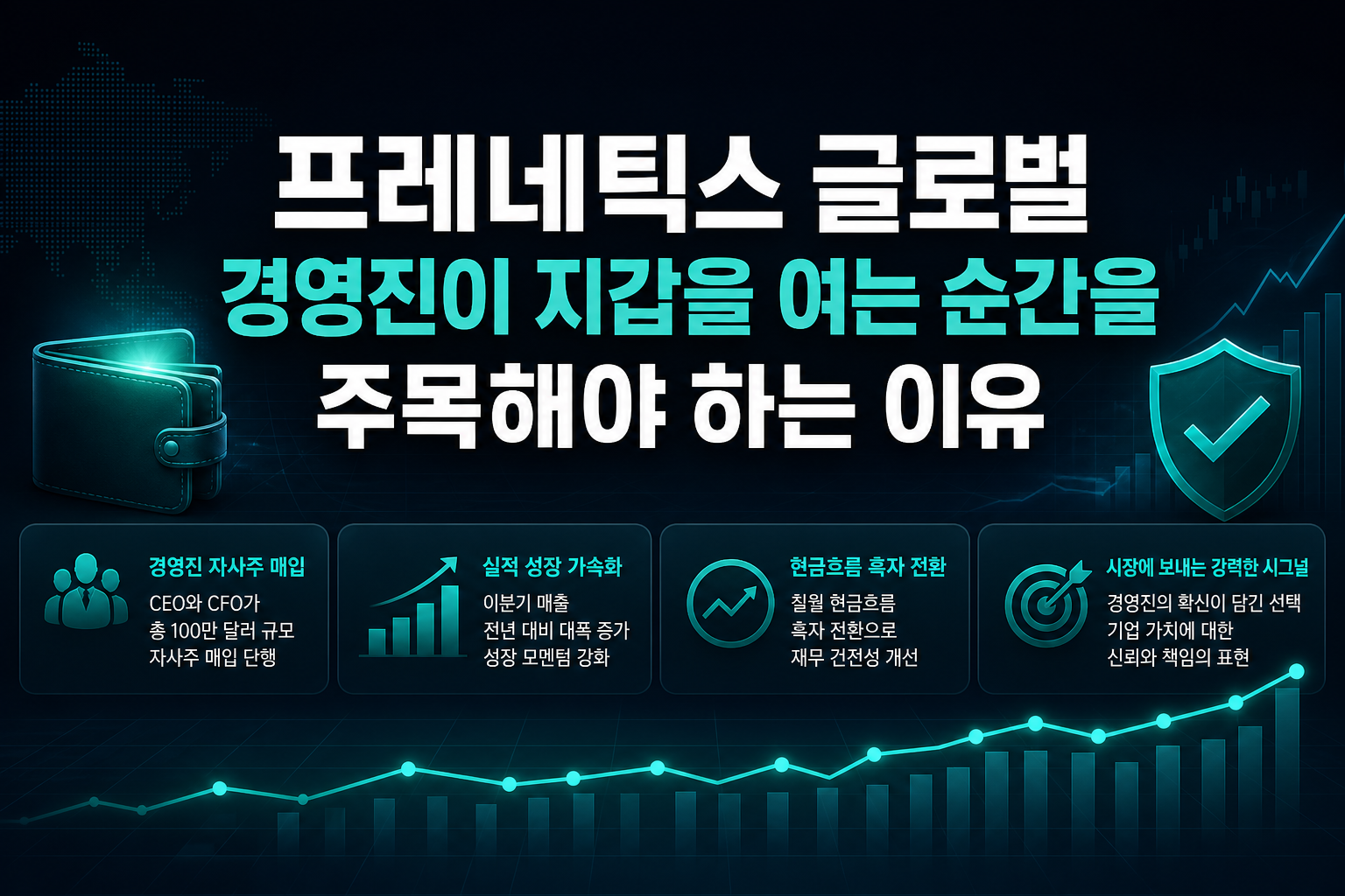 프레네틱스 글로벌, 경영진이 지갑을 여는 순간을 주목해야 하는 이유