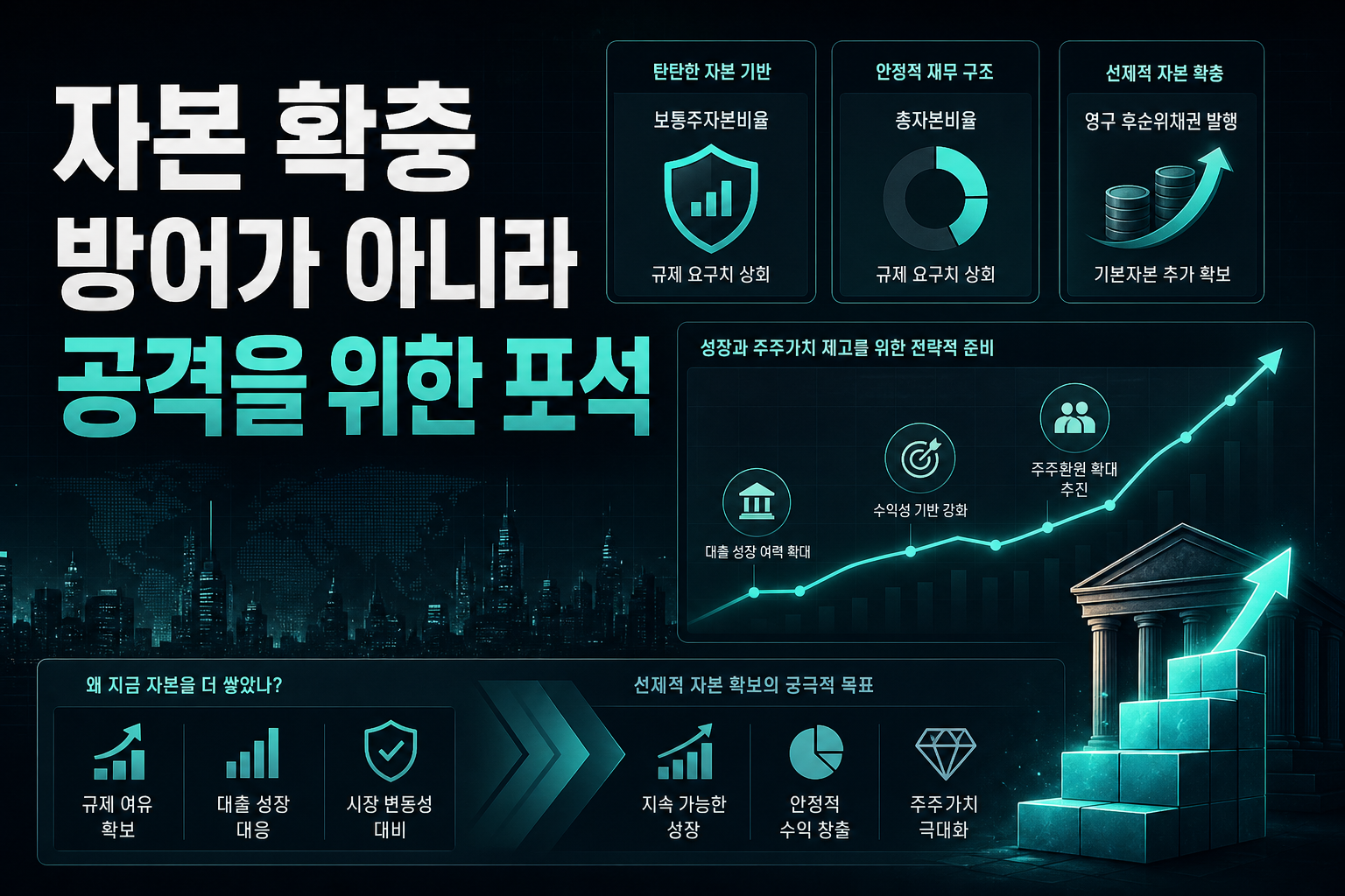 자본 확충, 방어가 아니라 공격을 위한 포석