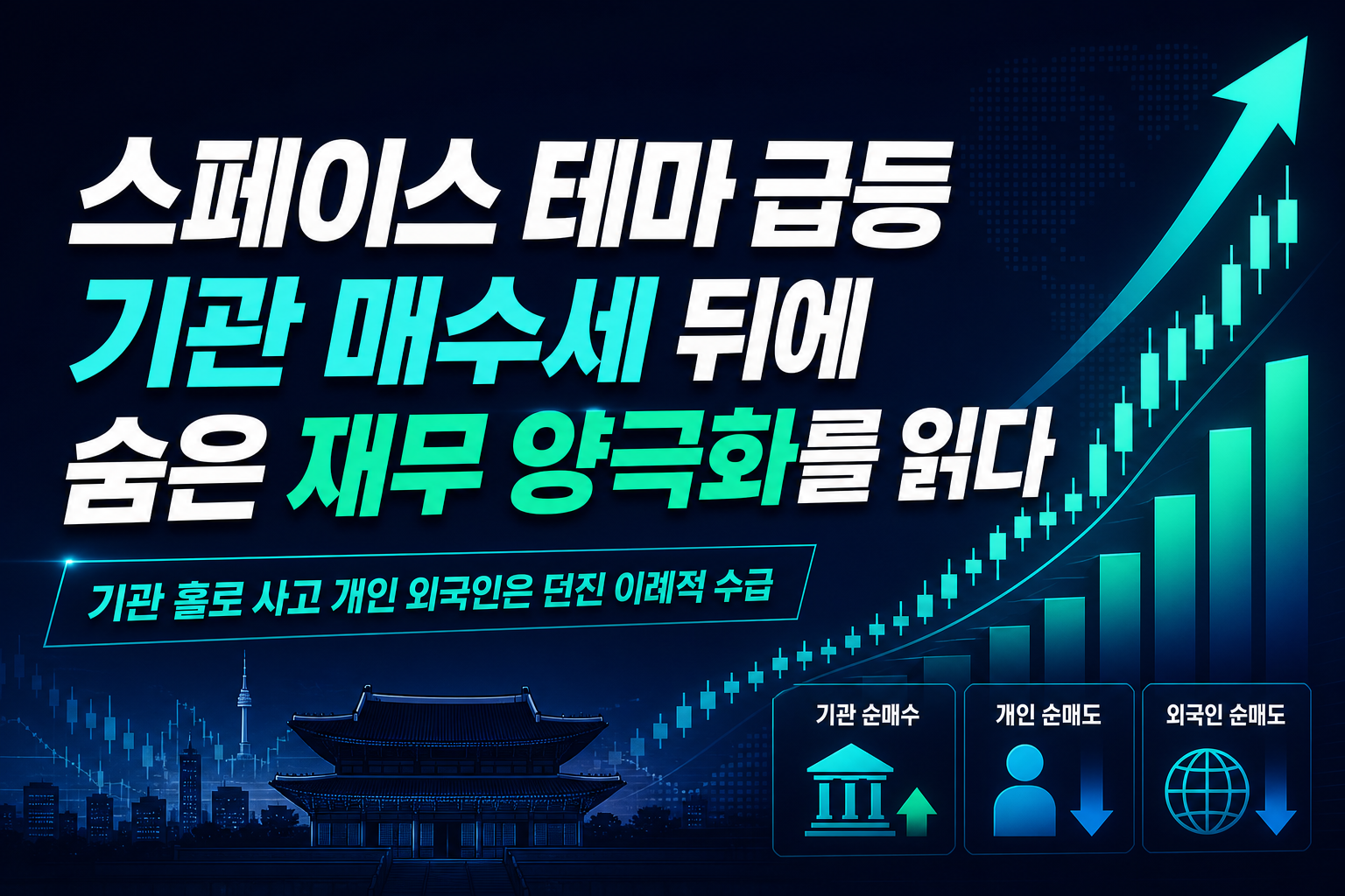 스페이스X 테마 3.90% 급등, 기관 매수세 뒤에 숨은 재무 양극화를 읽다