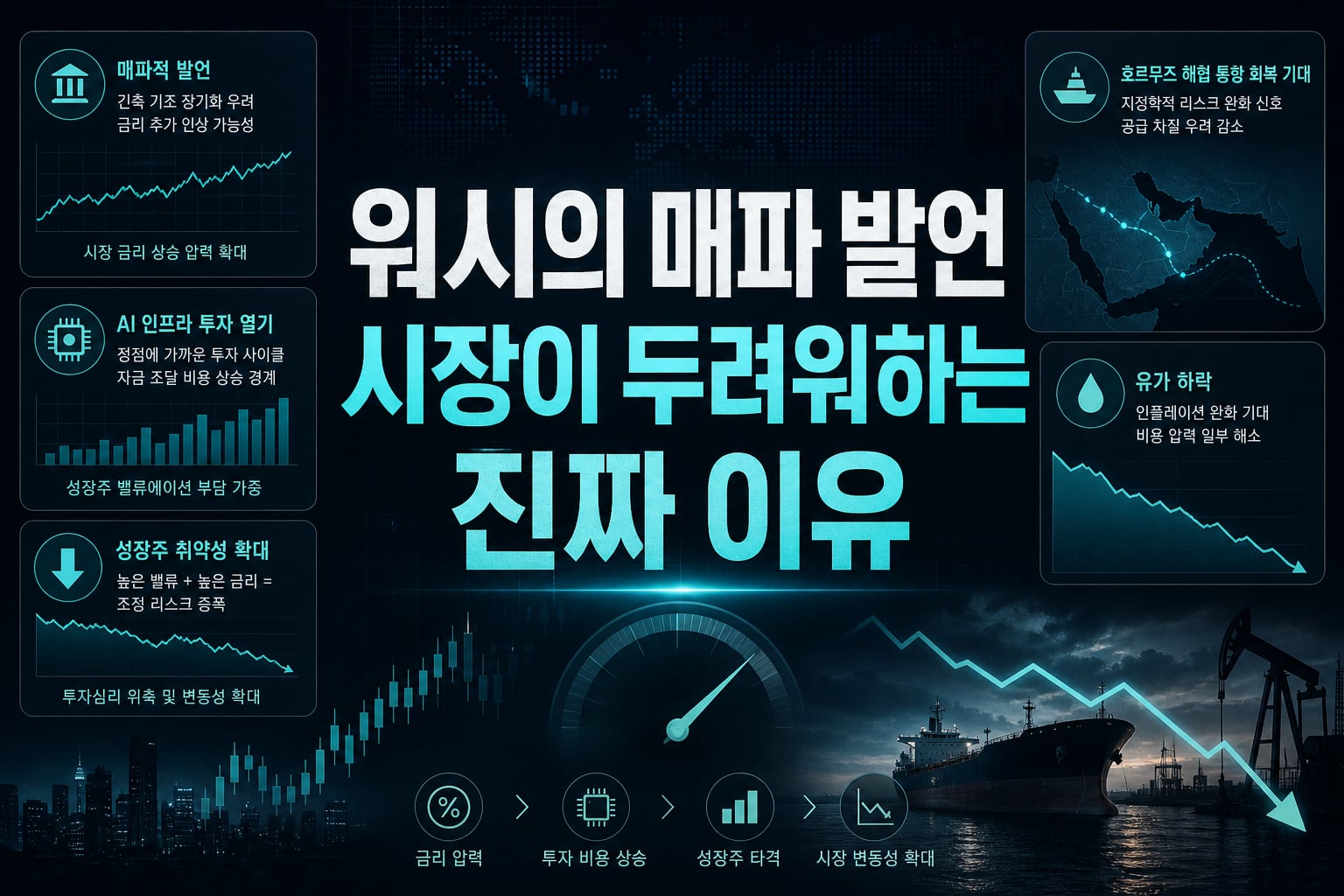 워시의 매파 발언, 시장이 두려워하는 진짜 이유