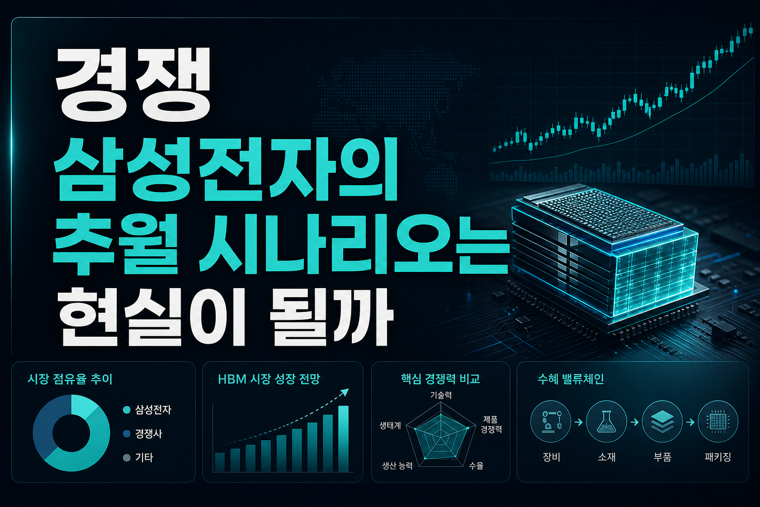 HBM 경쟁, 삼성전자의 추월 시나리오는 현실이 될까