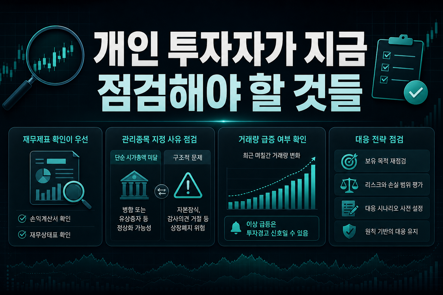 개인 투자자가 지금 점검해야 할 것들