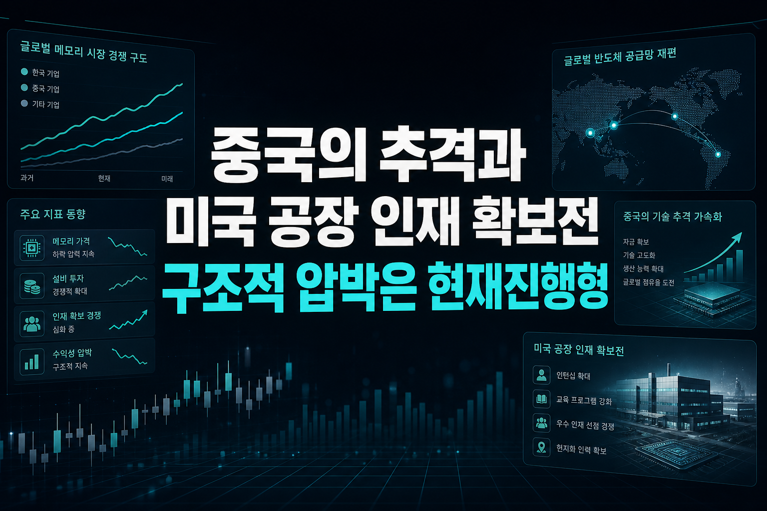 중국의 추격과 미국 공장 인재 확보전, 구조적 압박은 현재진행형