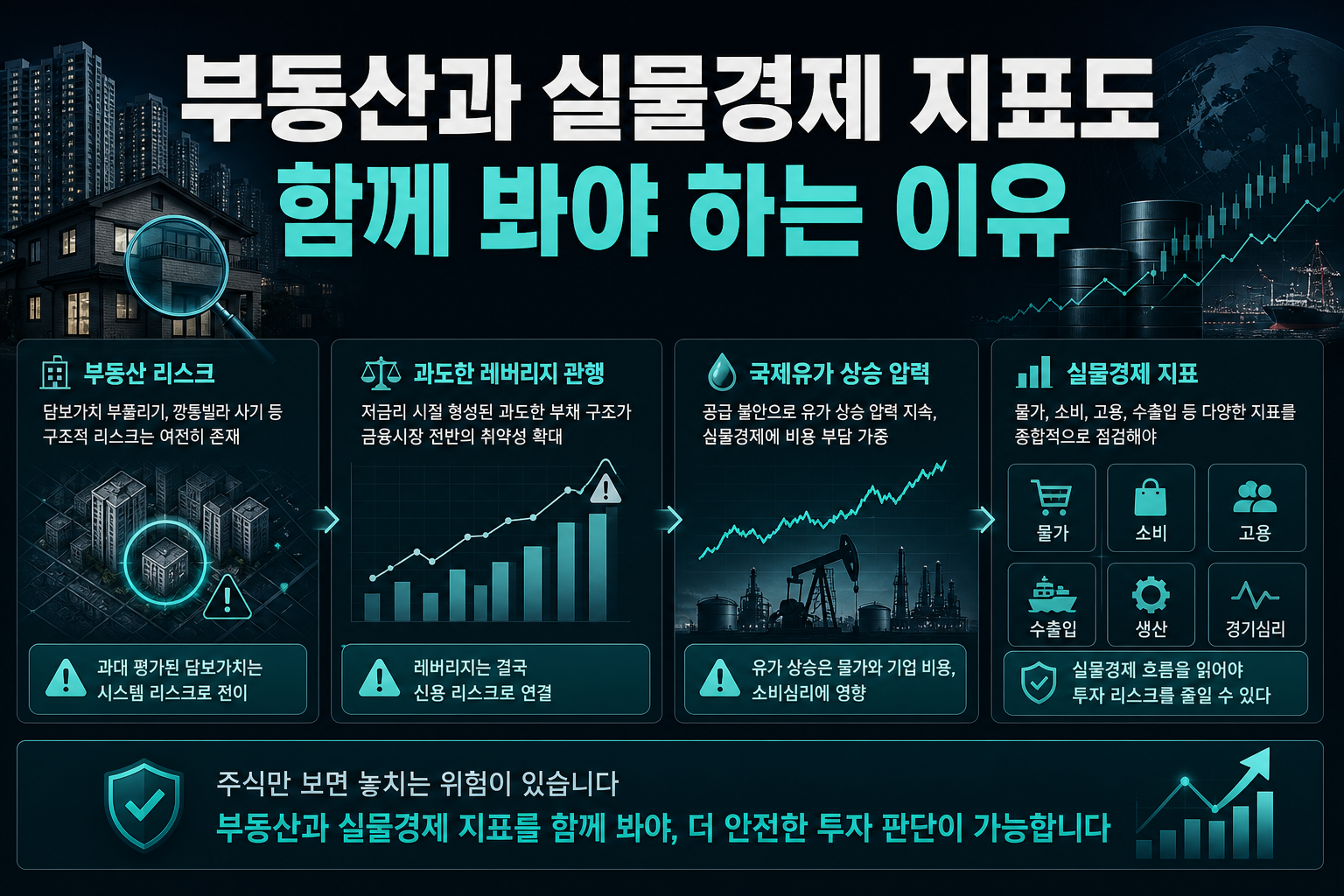 부동산과 실물경제 지표도 함께 봐야 하는 이유