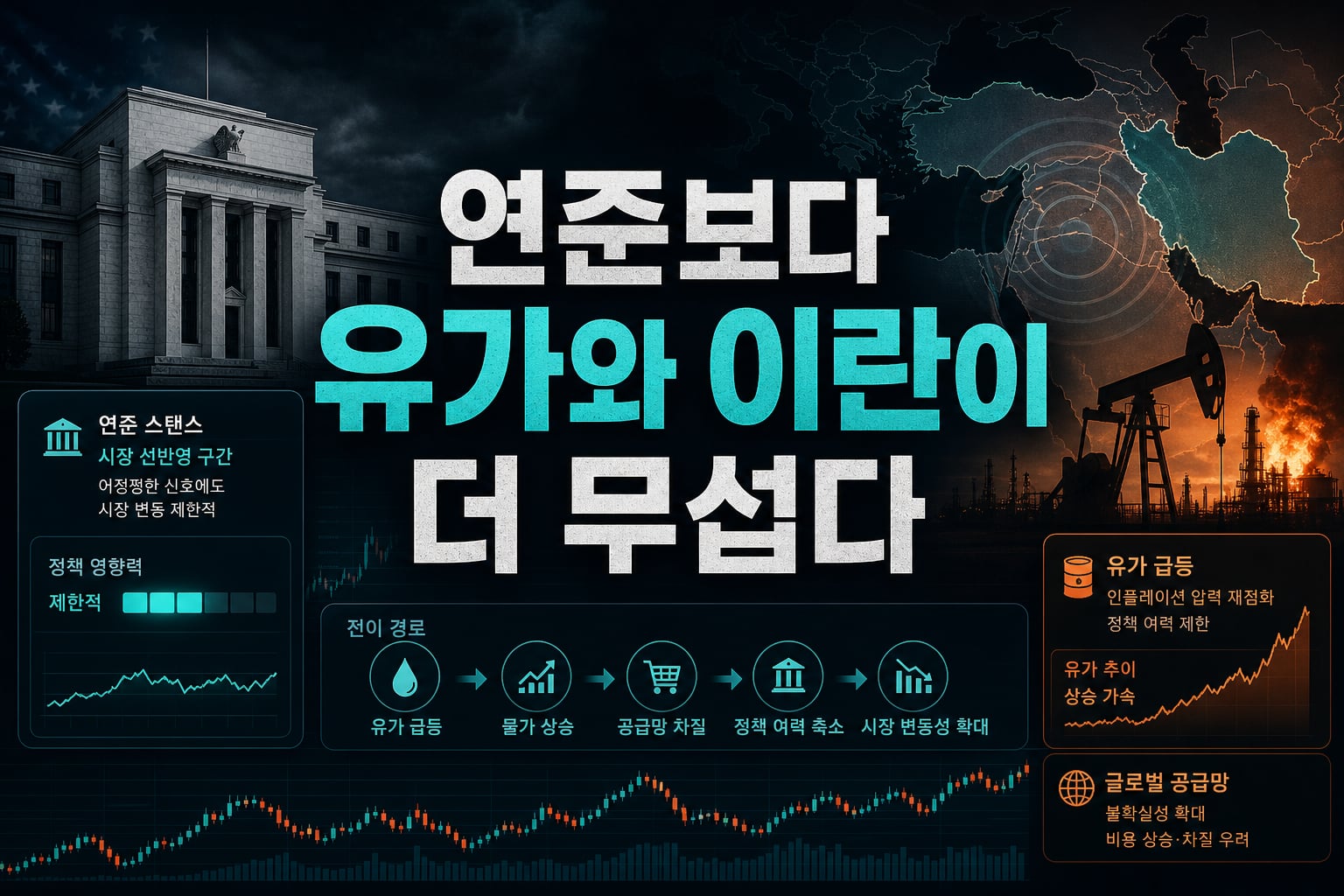 연준보다 유가와 이란이 더 무섭다
