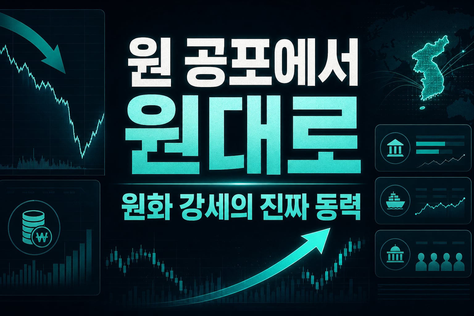 1600원 공포에서 1420원대로, 원화 강세의 진짜 동력