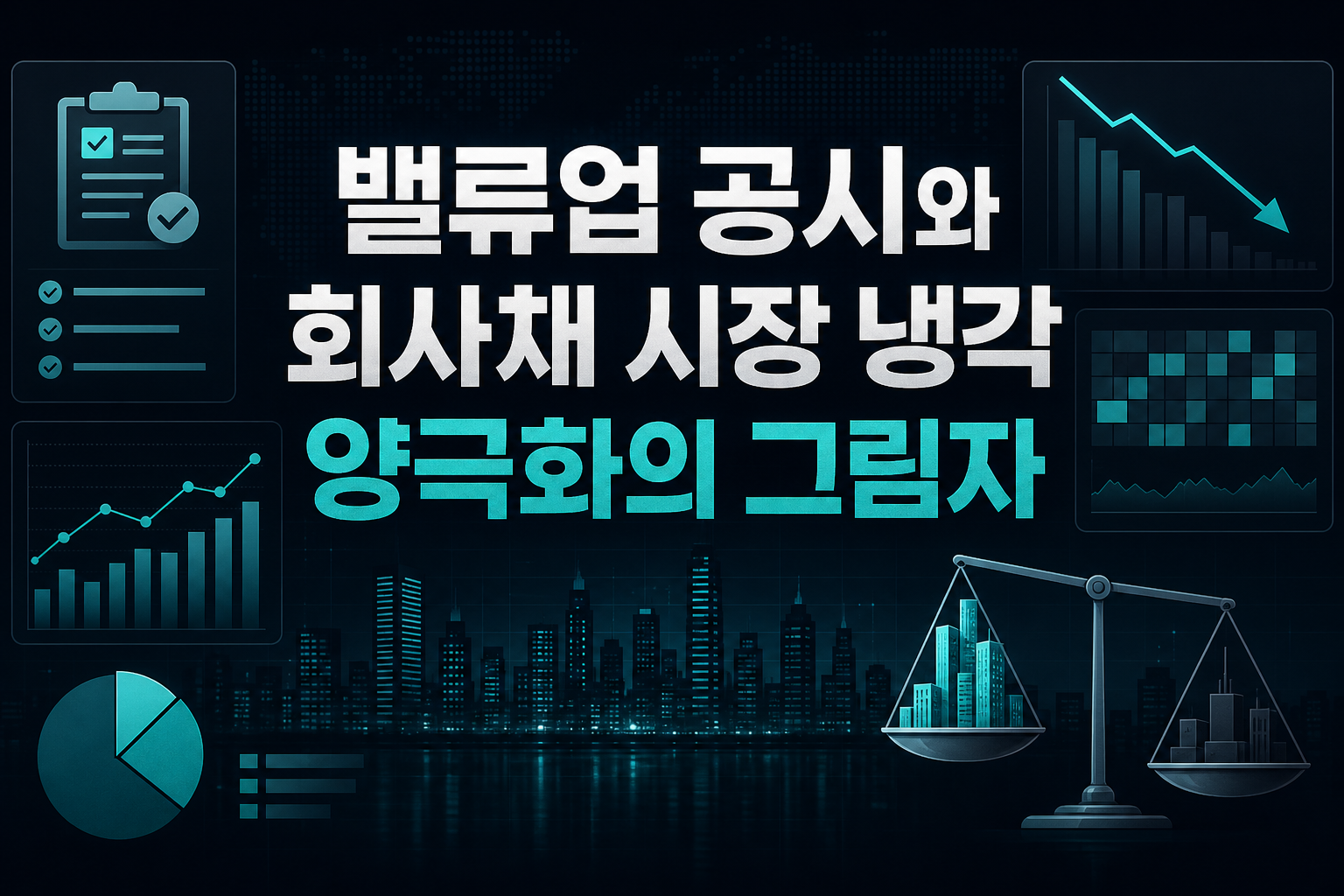 밸류업 공시와 회사채 시장 냉각, 양극화의 그림자